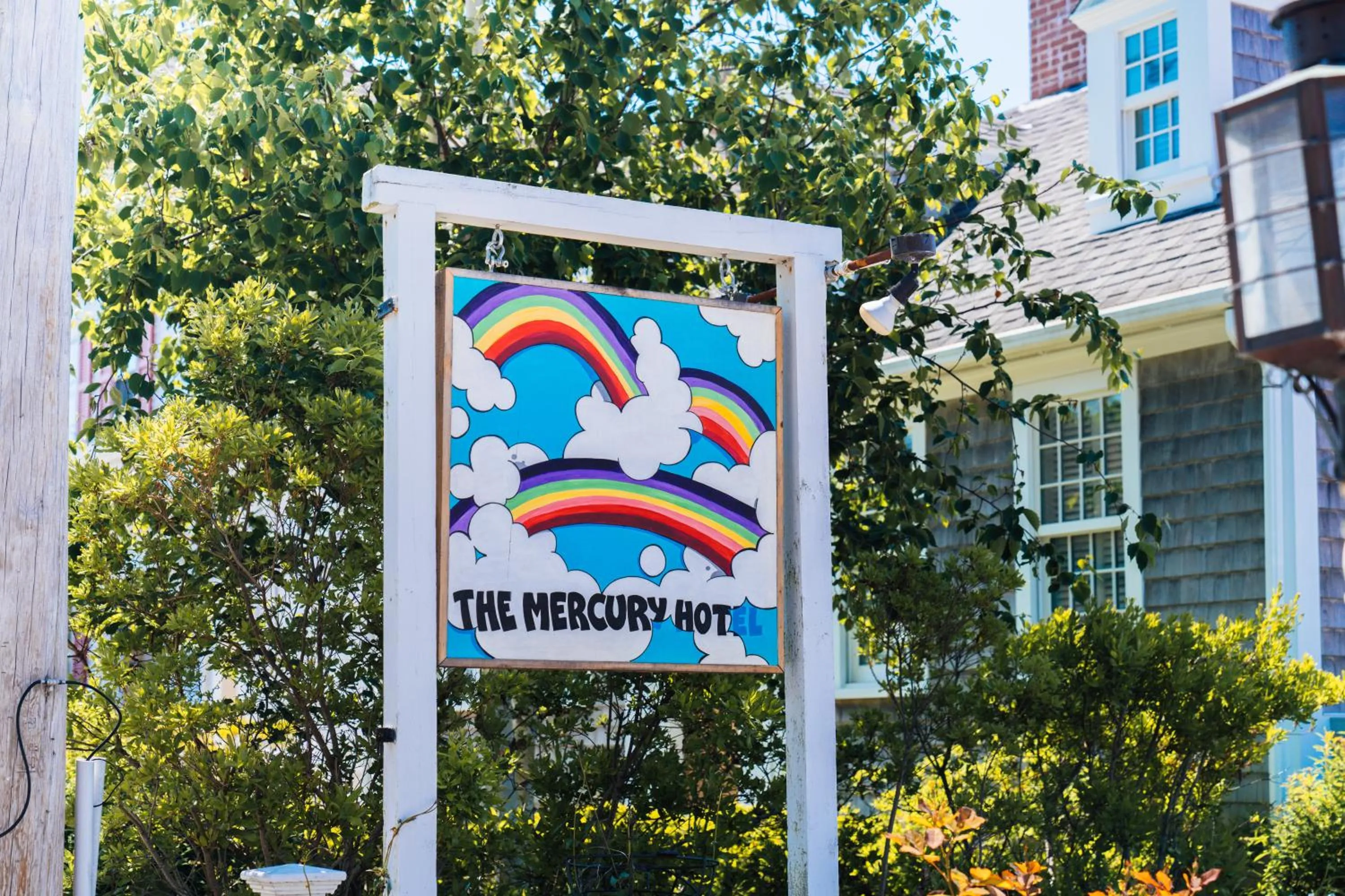 Logo/Certificate/Sign in Mercury Hotel Provincetown