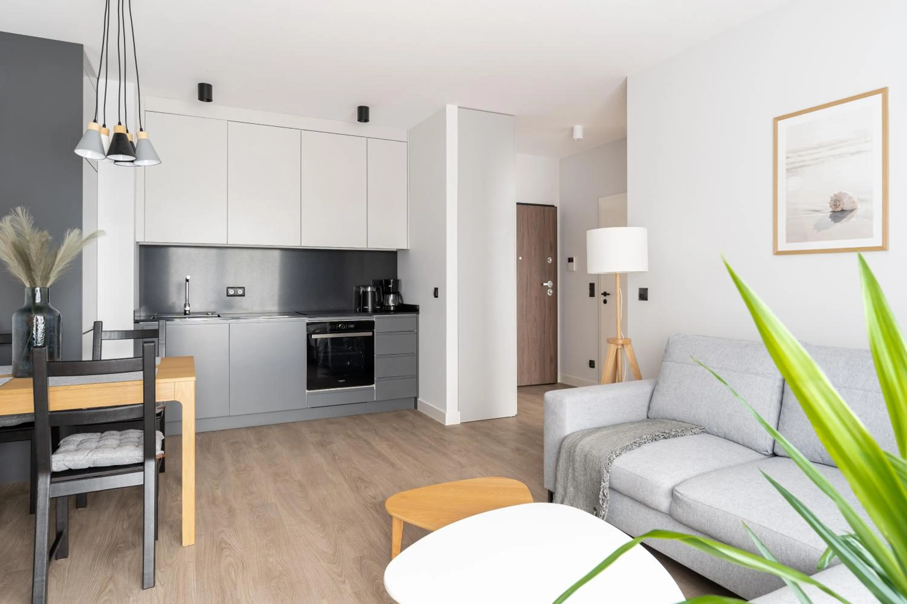 Kitchen or kitchenette in Gdańsk Old Town Apartments & Studios by Lion Apartments