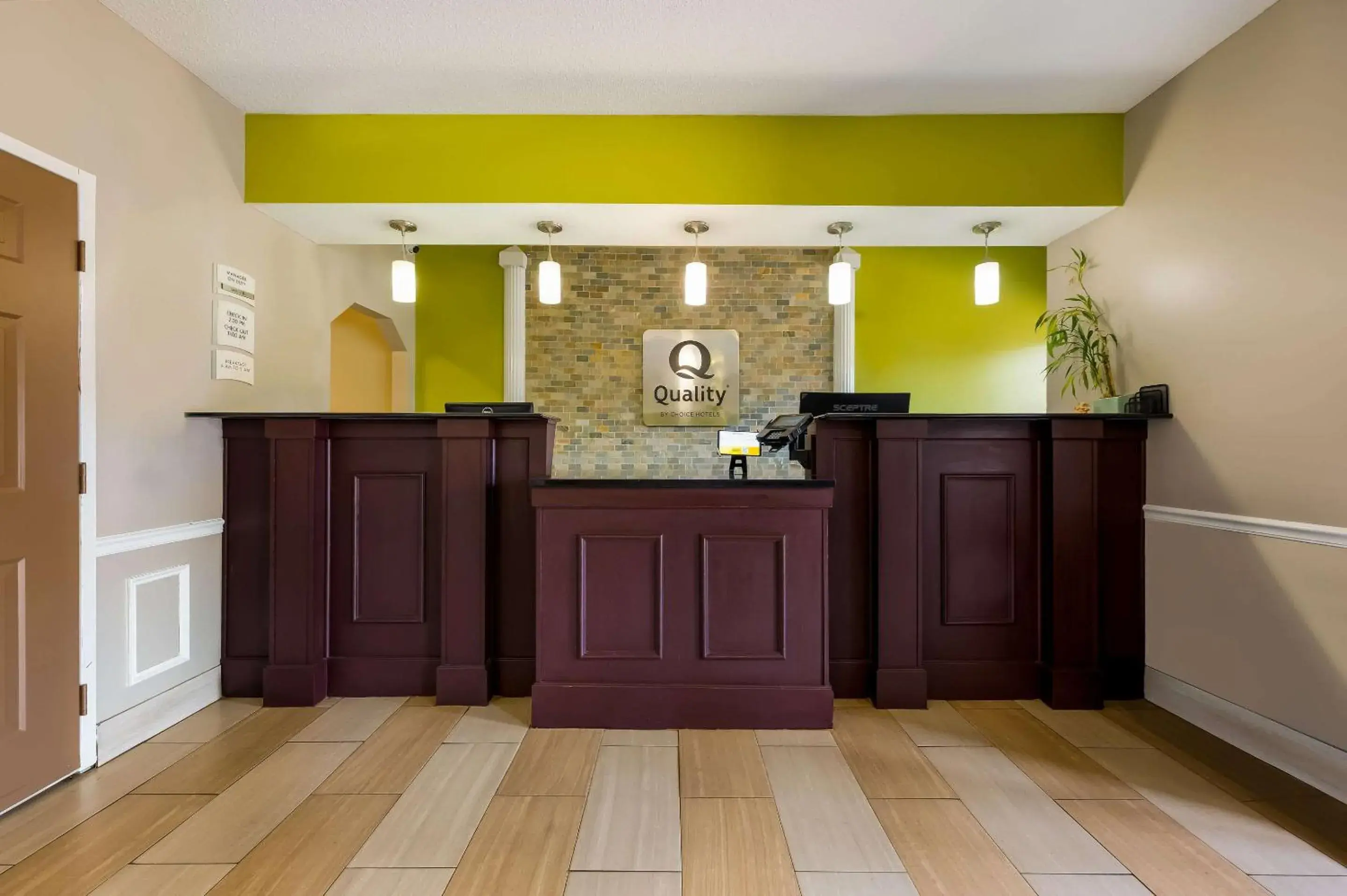 Lobby or reception in Quality Inn Fort Payne Lobby or reception in Quality Inn Fort Payne