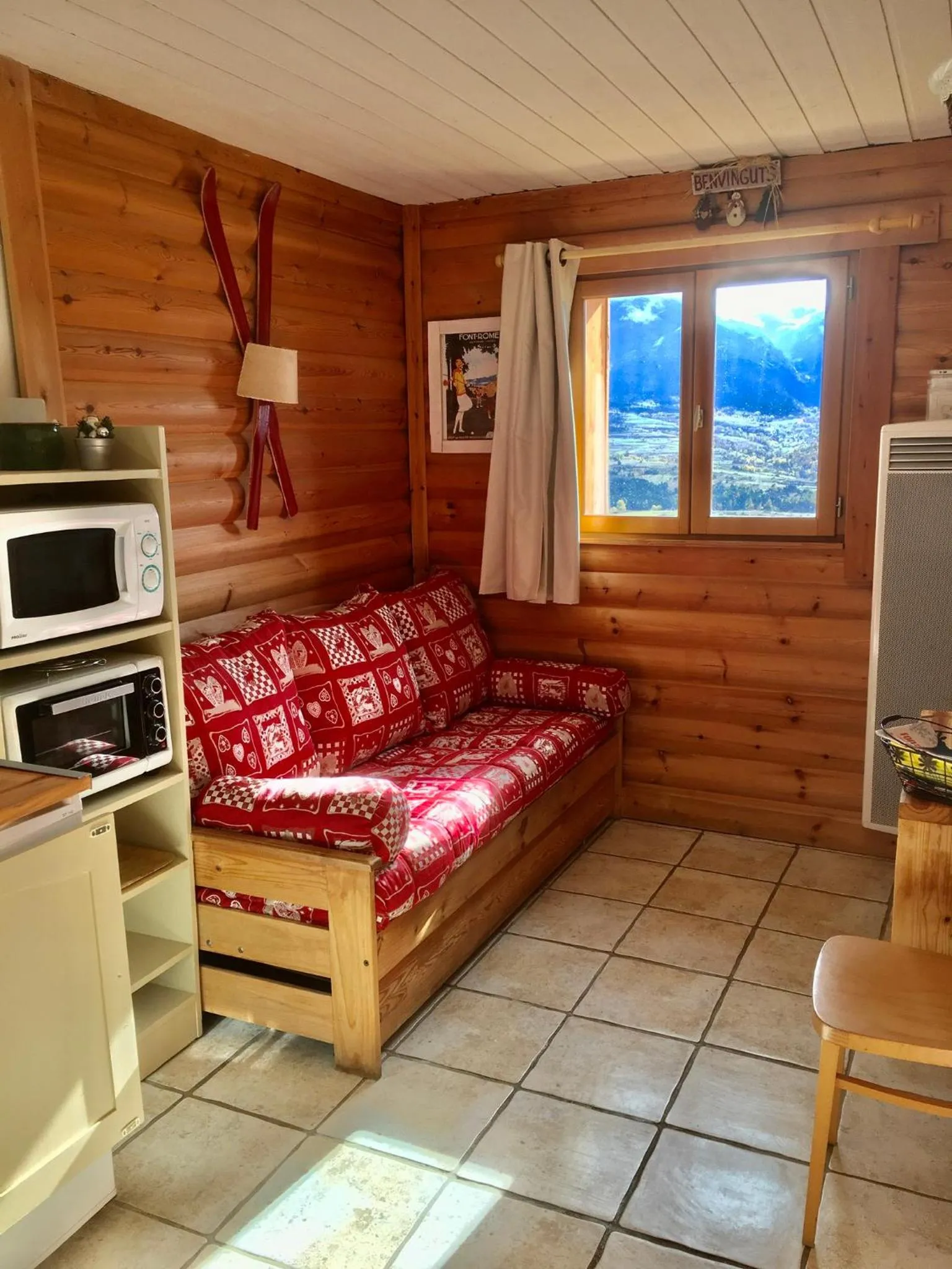 Bed in Appartements dans Chalet