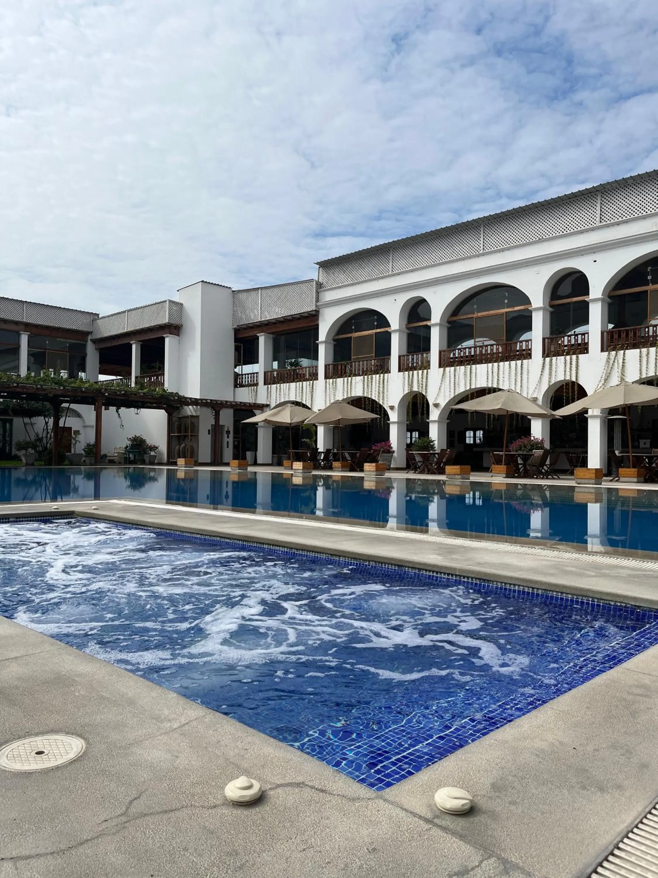 Swimming pool in Hotel Viñas Queirolo