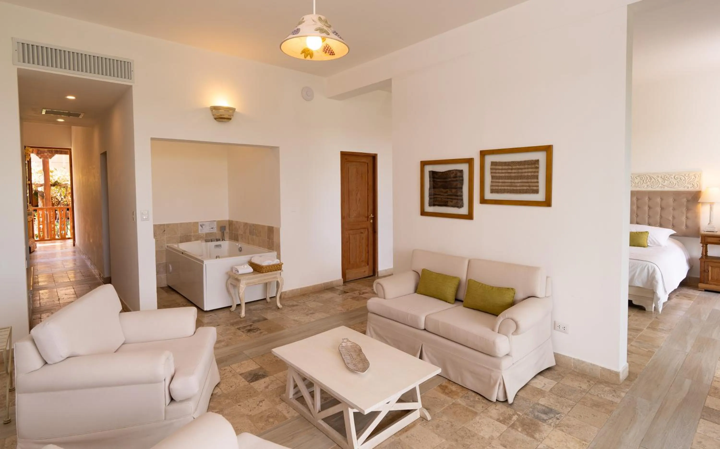 Living room in Hotel Viñas Queirolo