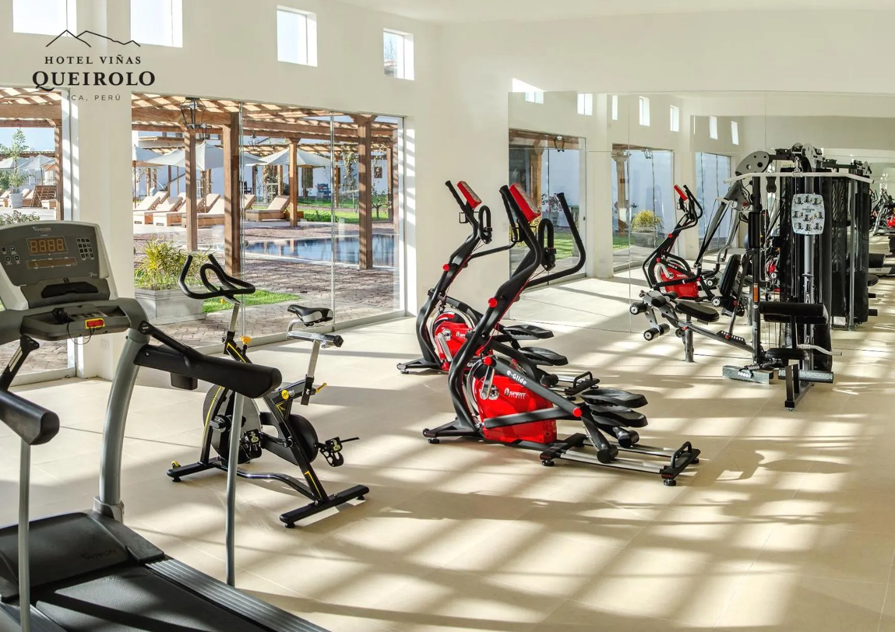 Fitness centre/facilities in Hotel Viñas Queirolo
