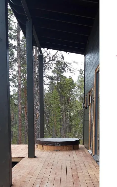 Patio in Villa Paatari, Inari (Paadarjärvi)