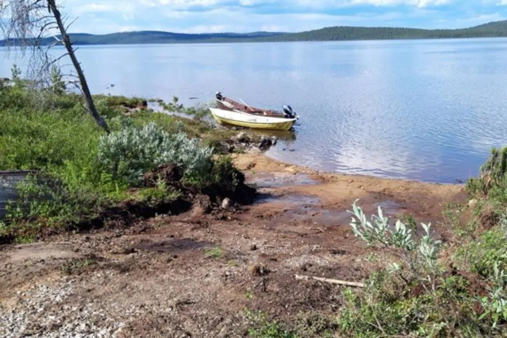 Lake view in Villa Paatari, Inari (Paadarjärvi)