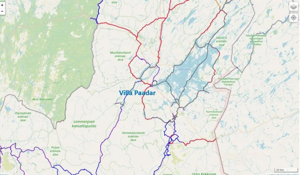 Villa Paatari, Inari (Paadarjärvi)