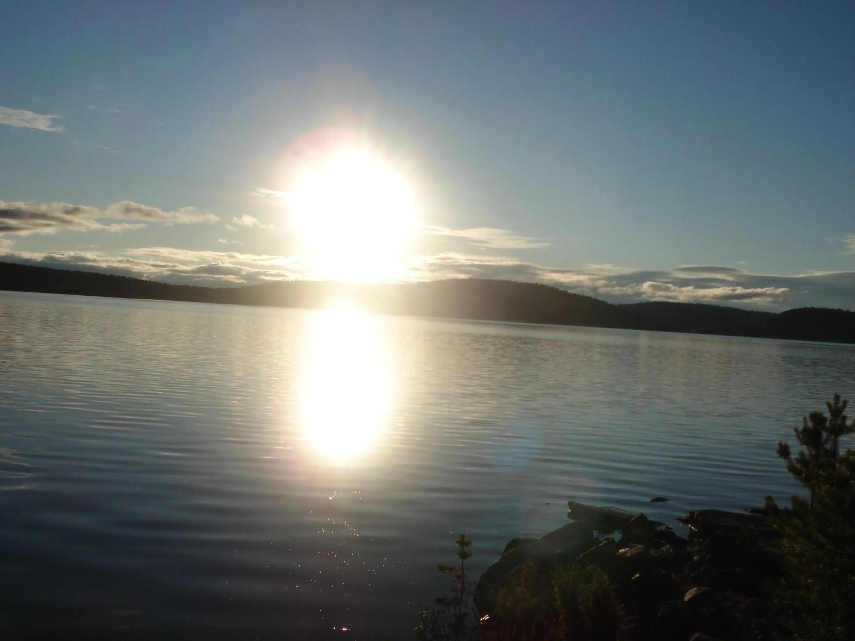 Sunrise in Villa Paatari, Inari (Paadarjärvi)