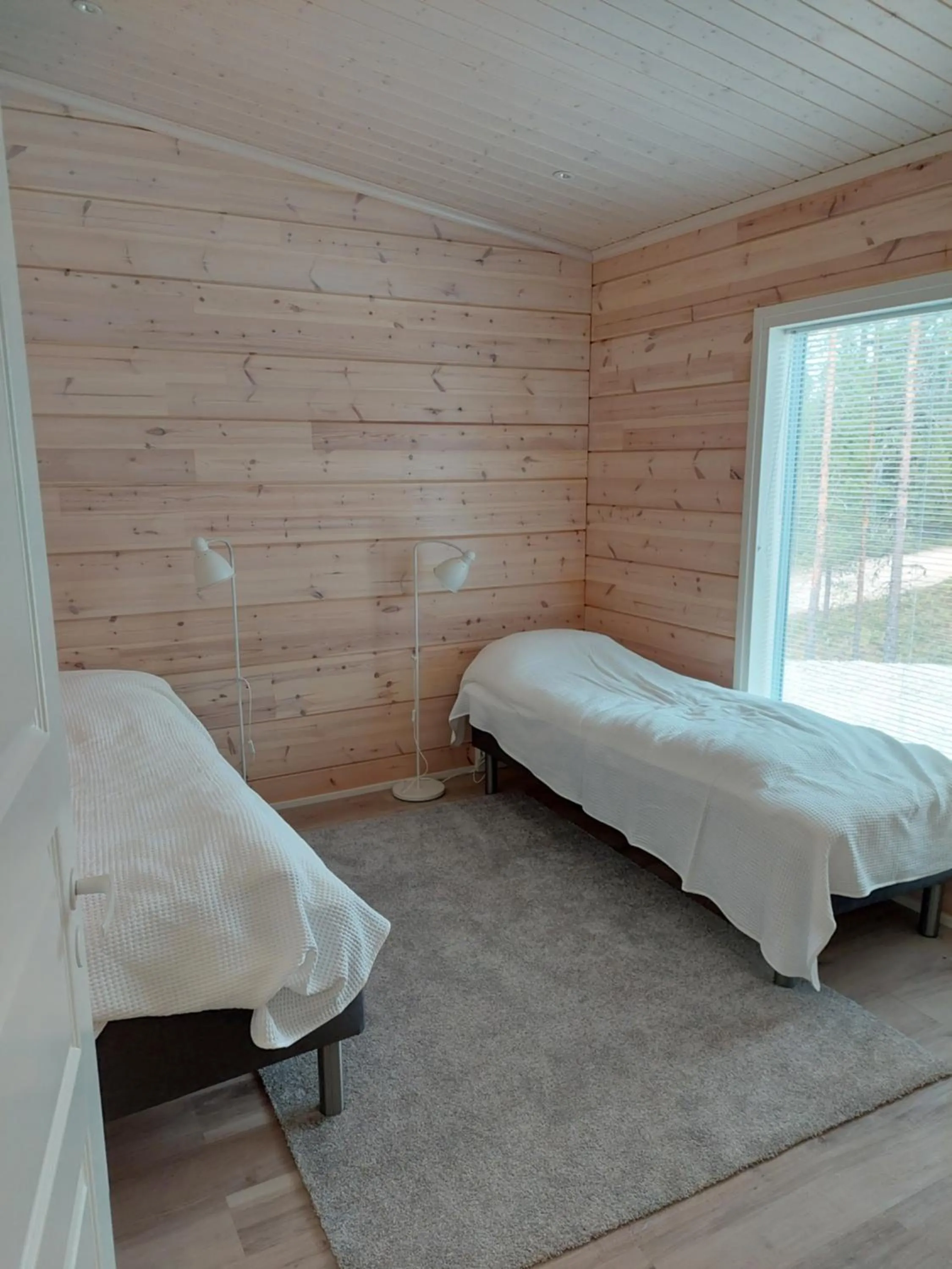 Bed in Villa Paatari, Inari (Paadarjärvi)