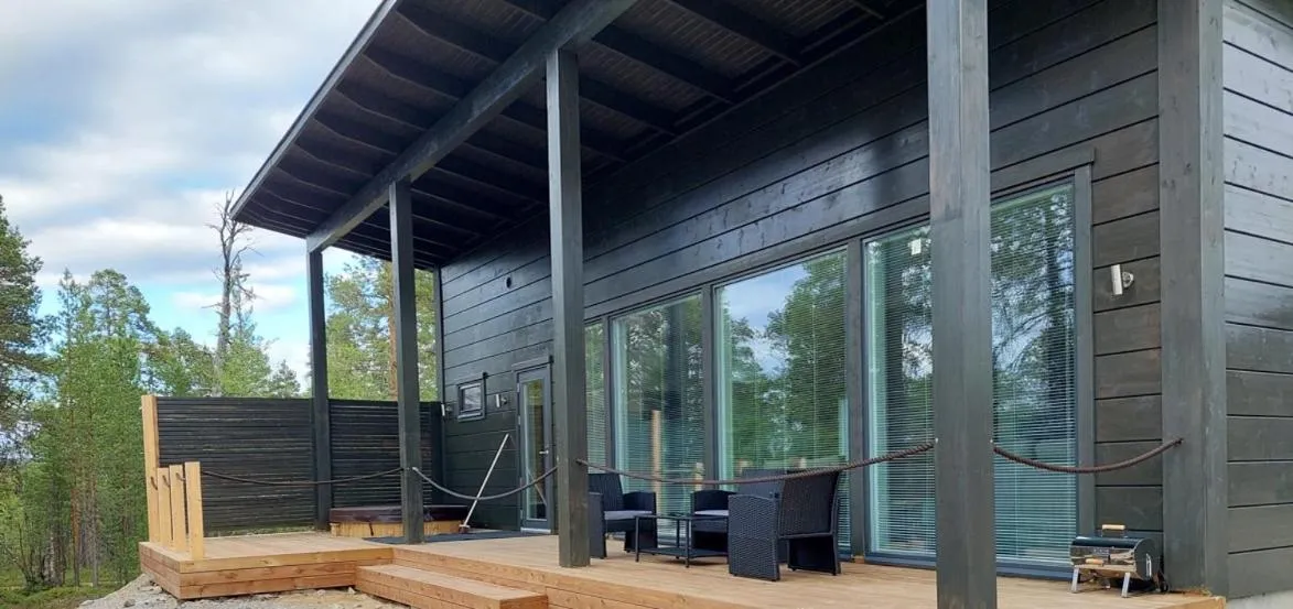 Balcony/Terrace in Villa Paatari, Inari (Paadarjärvi)