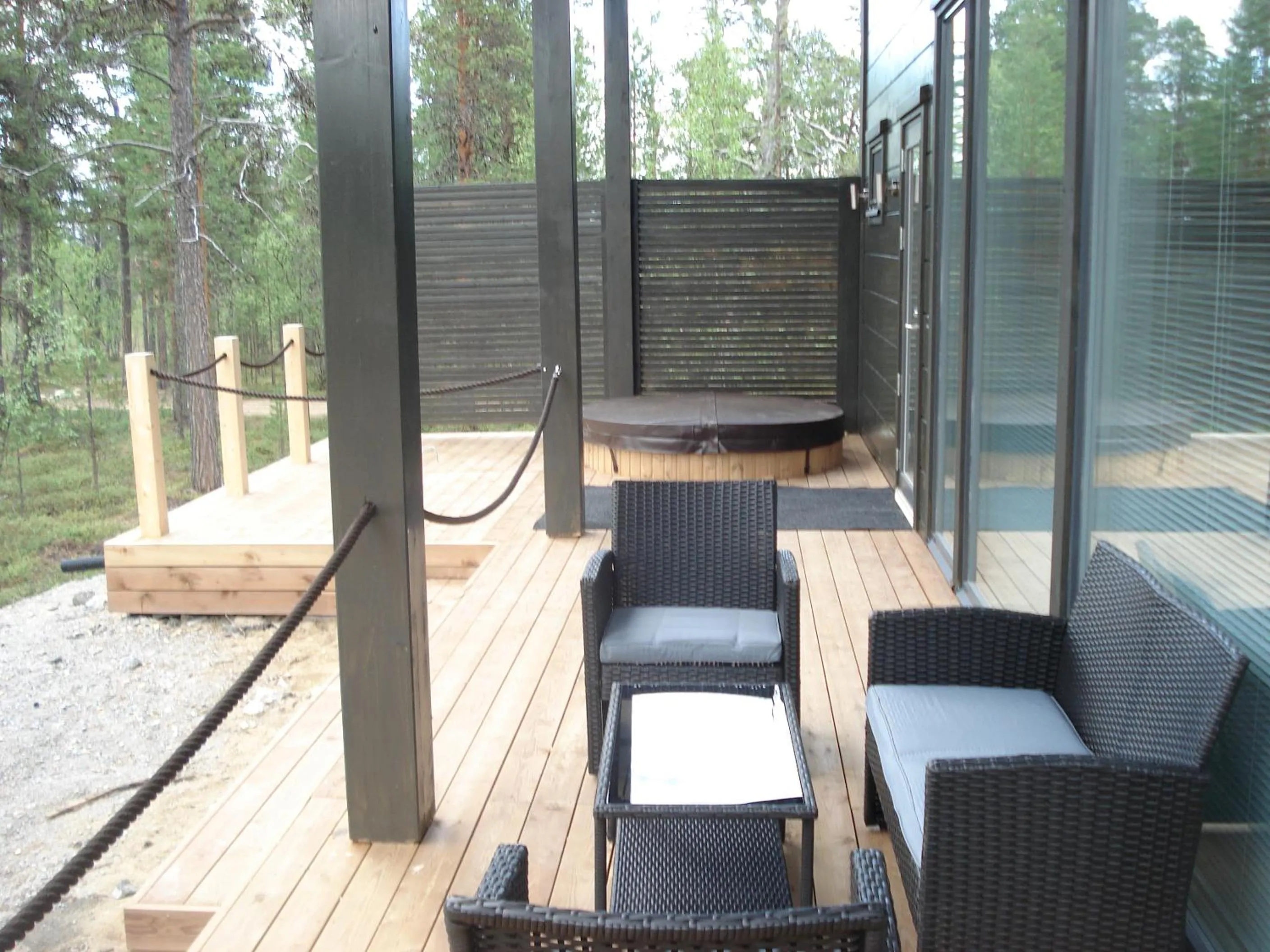 Balcony/Terrace in Villa Paatari, Inari (Paadarjärvi)