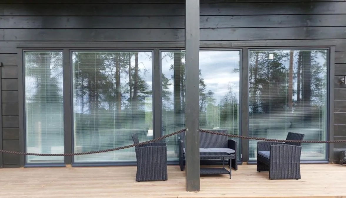 Patio in Villa Paatari, Inari (Paadarjärvi)