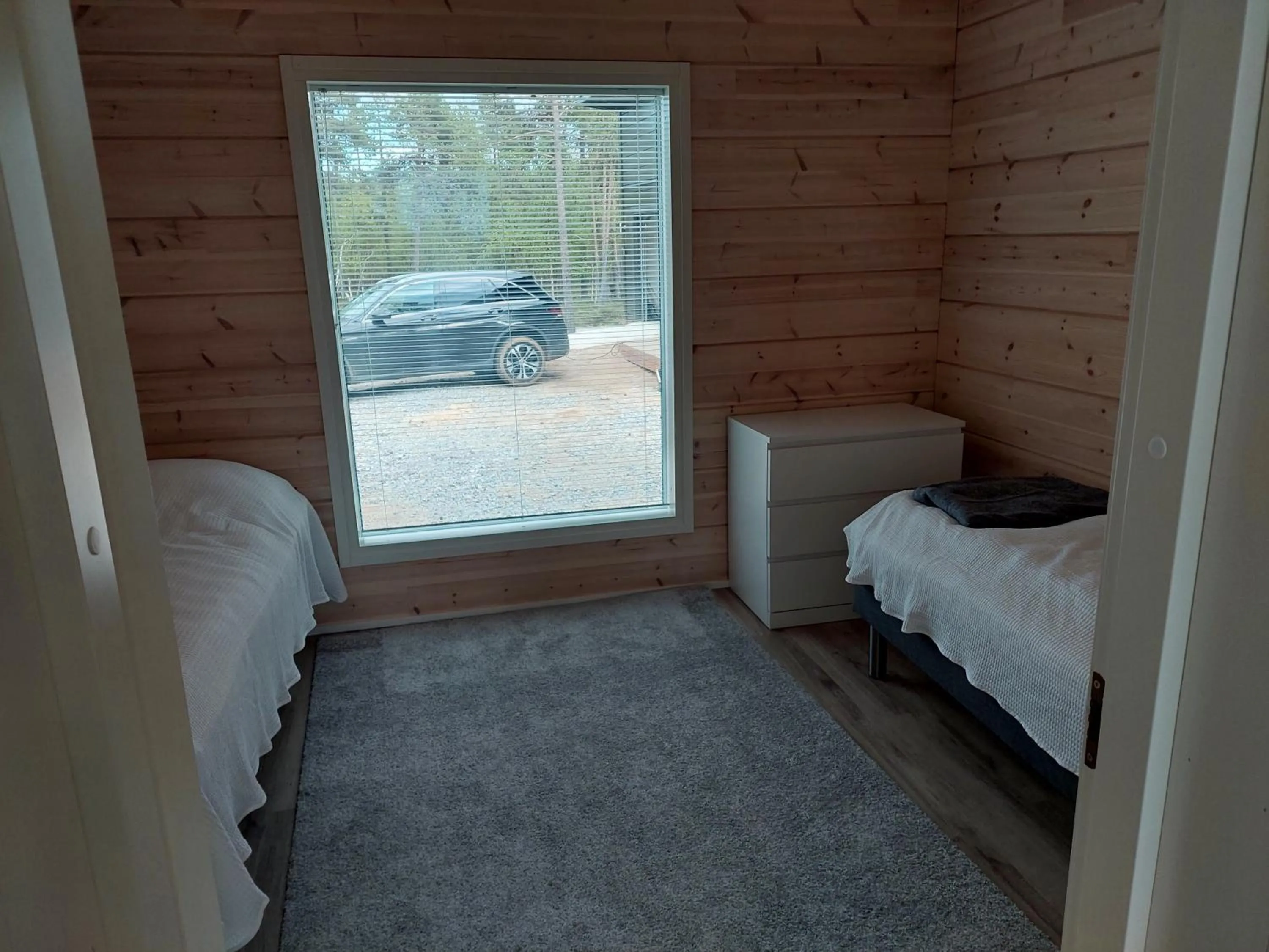 Bed in Villa Paatari, Inari (Paadarjärvi)