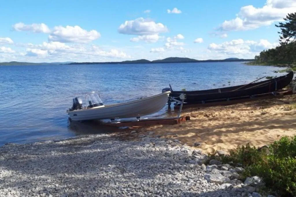Beach in Villa Paatari, Inari (Paadarjärvi)