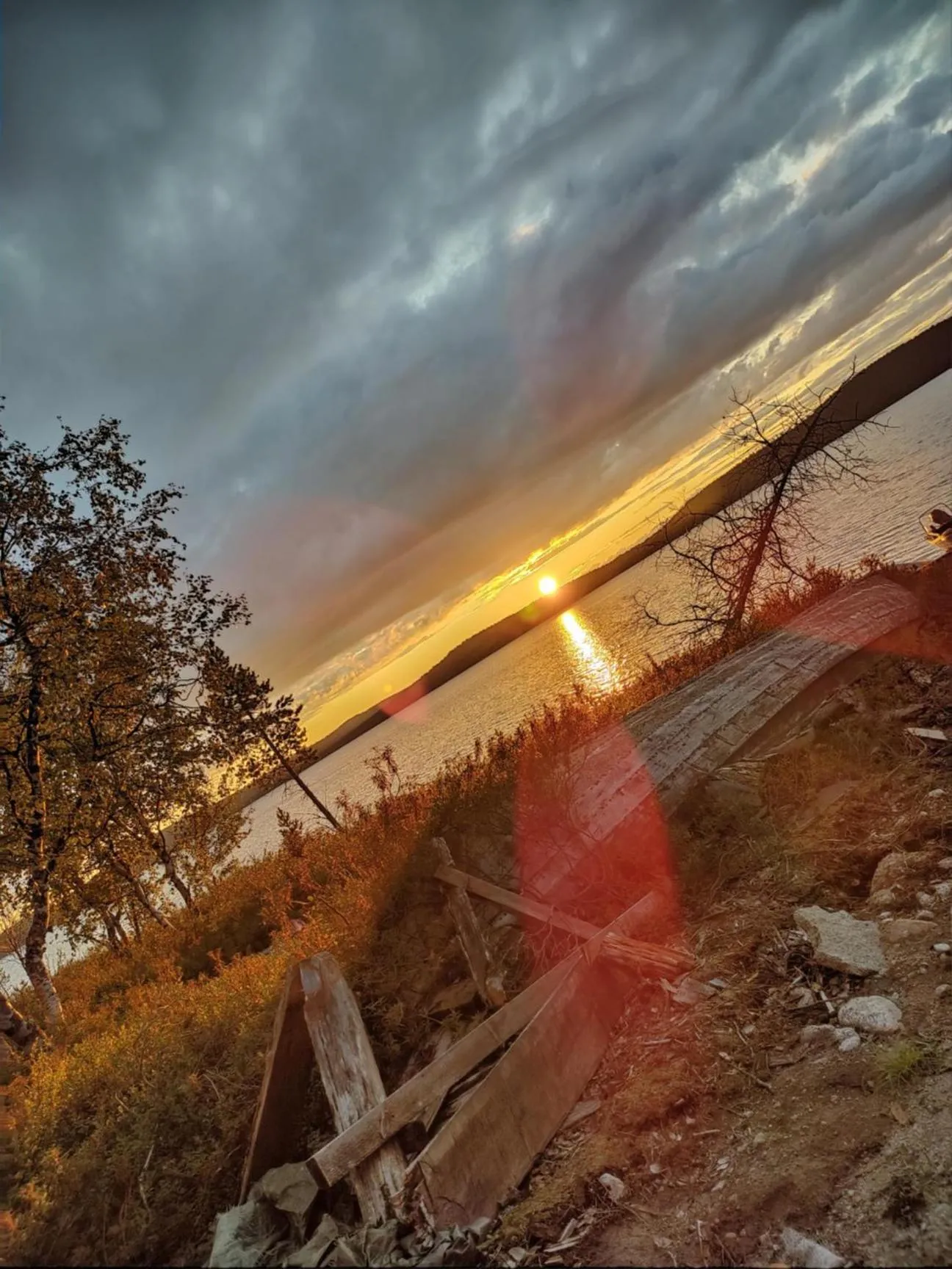 Natural landscape in Villa Paatari, Inari (Paadarjärvi)