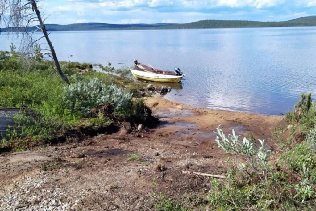 Lake view in Villa Paatari, Inari (Paadarjärvi)