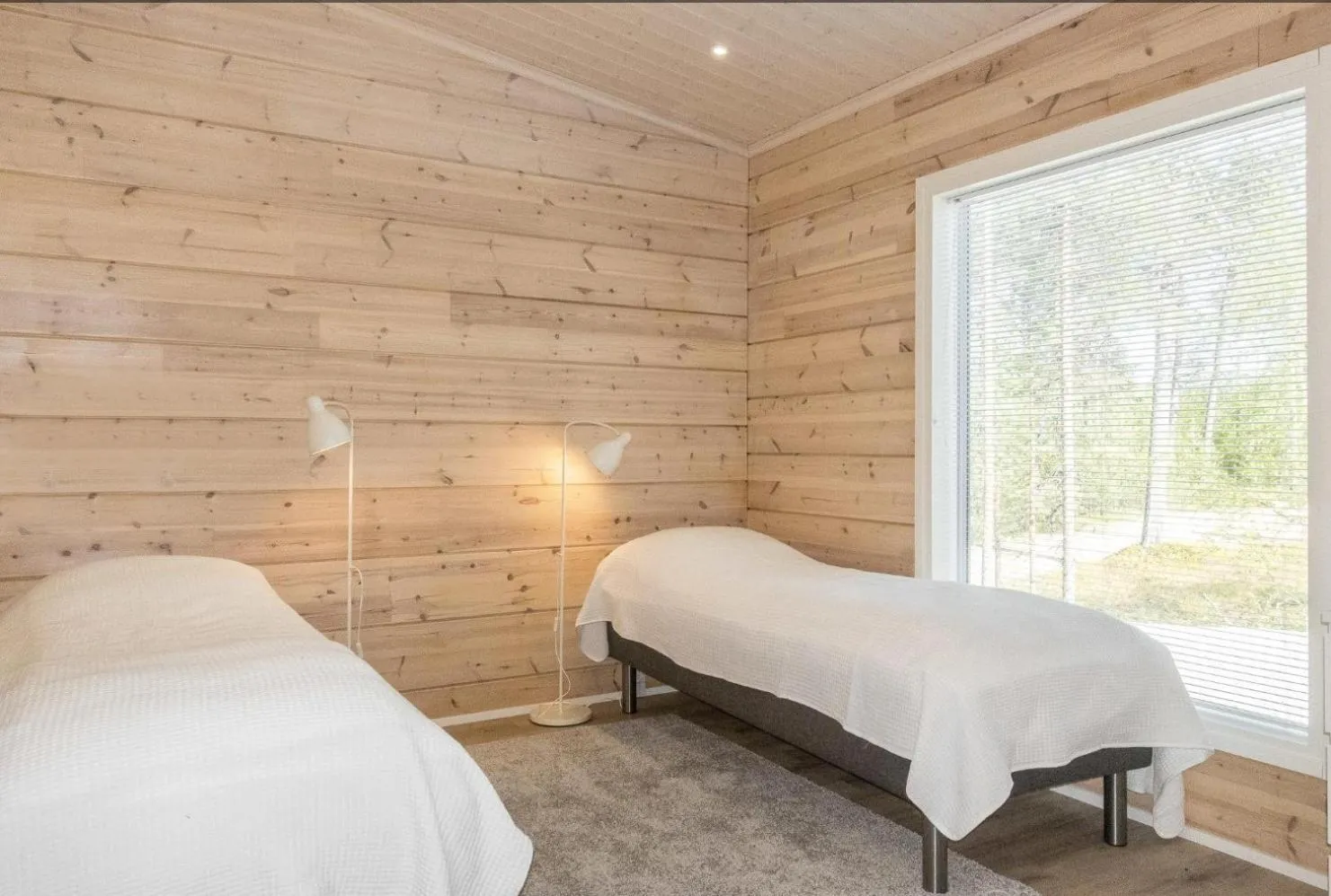Bed in Villa Paatari, Inari (Paadarjärvi)