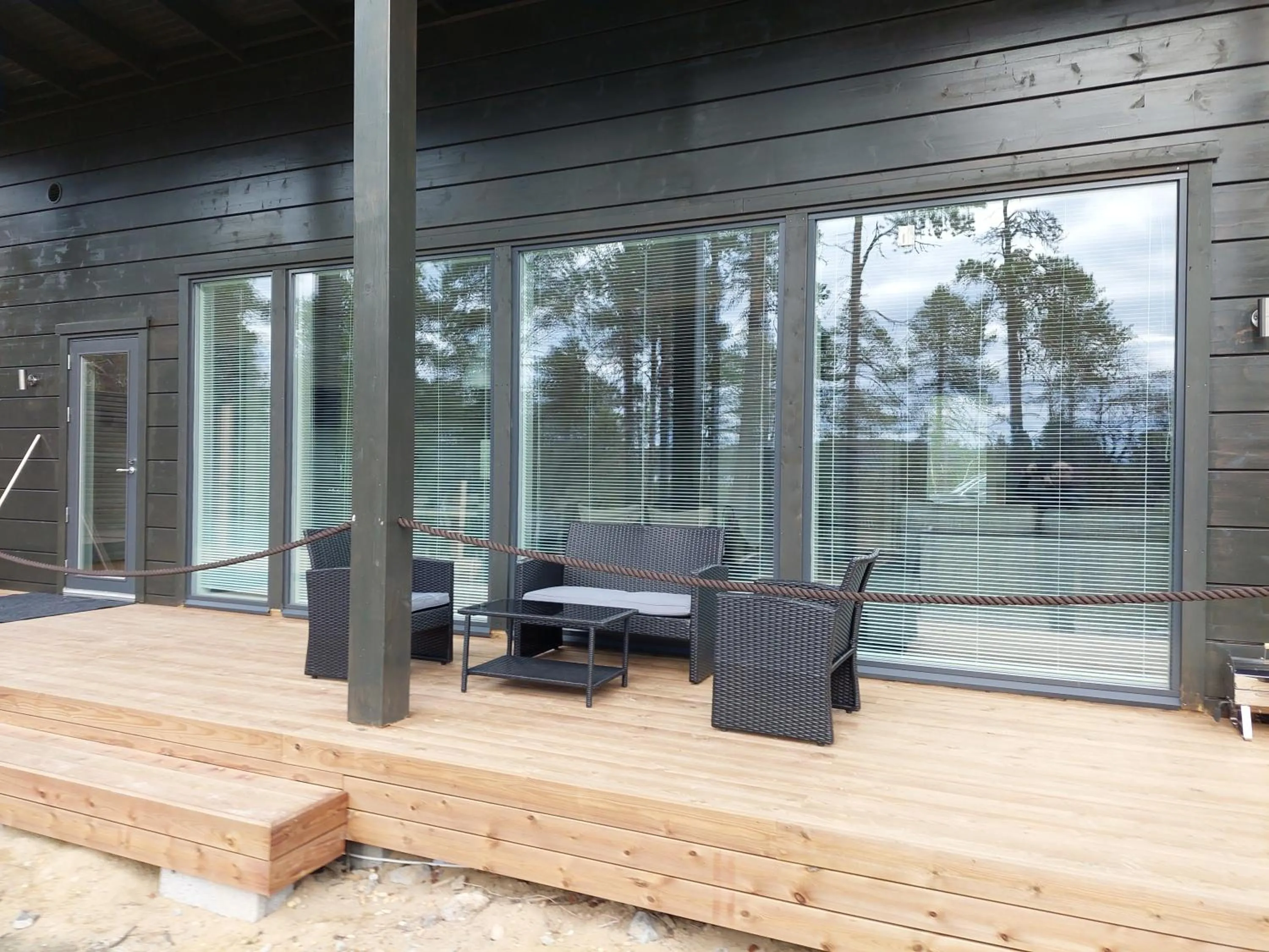 Patio in Villa Paatari, Inari (Paadarjärvi)