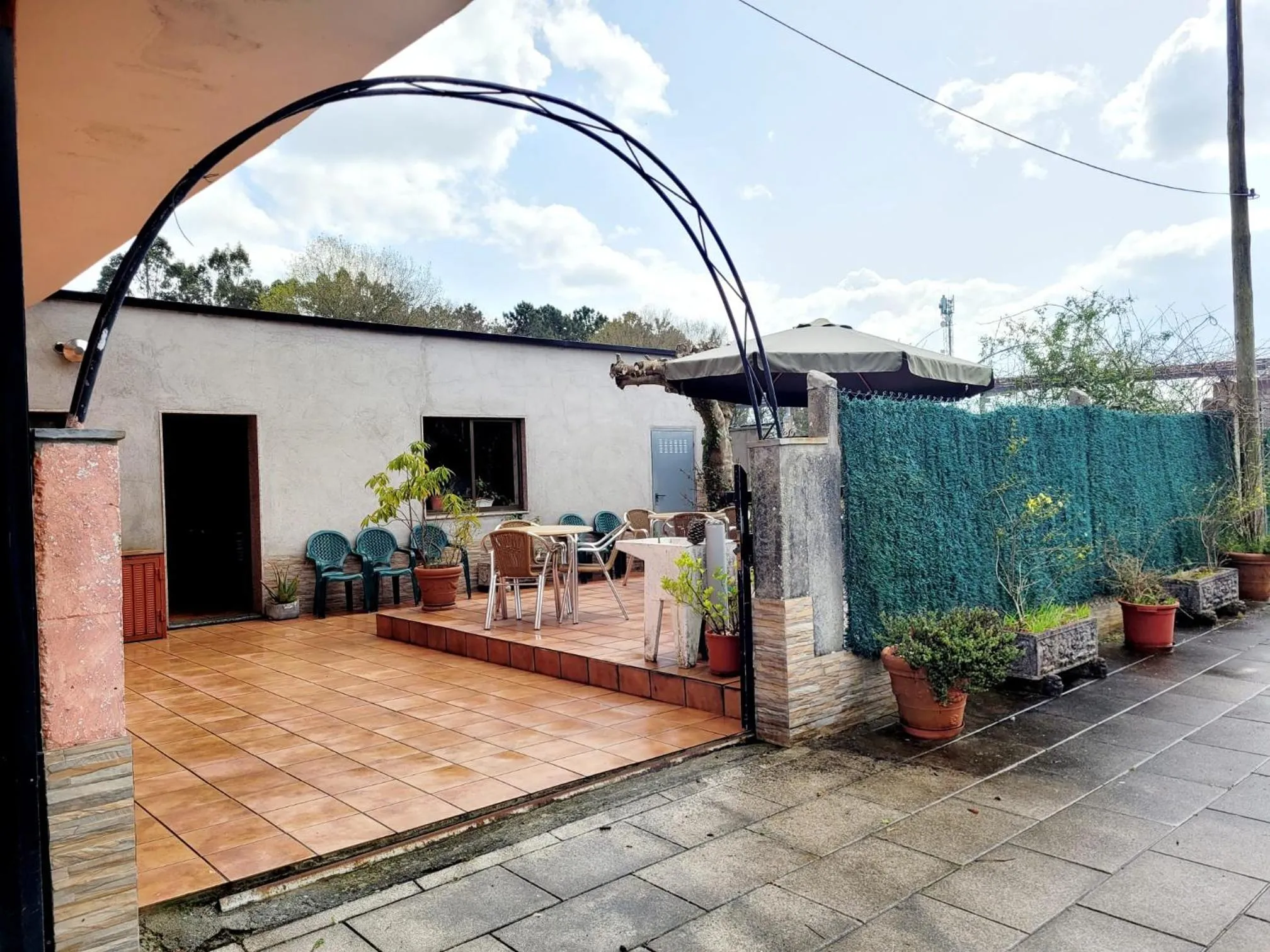 Garden in A CONDA-habitación privada