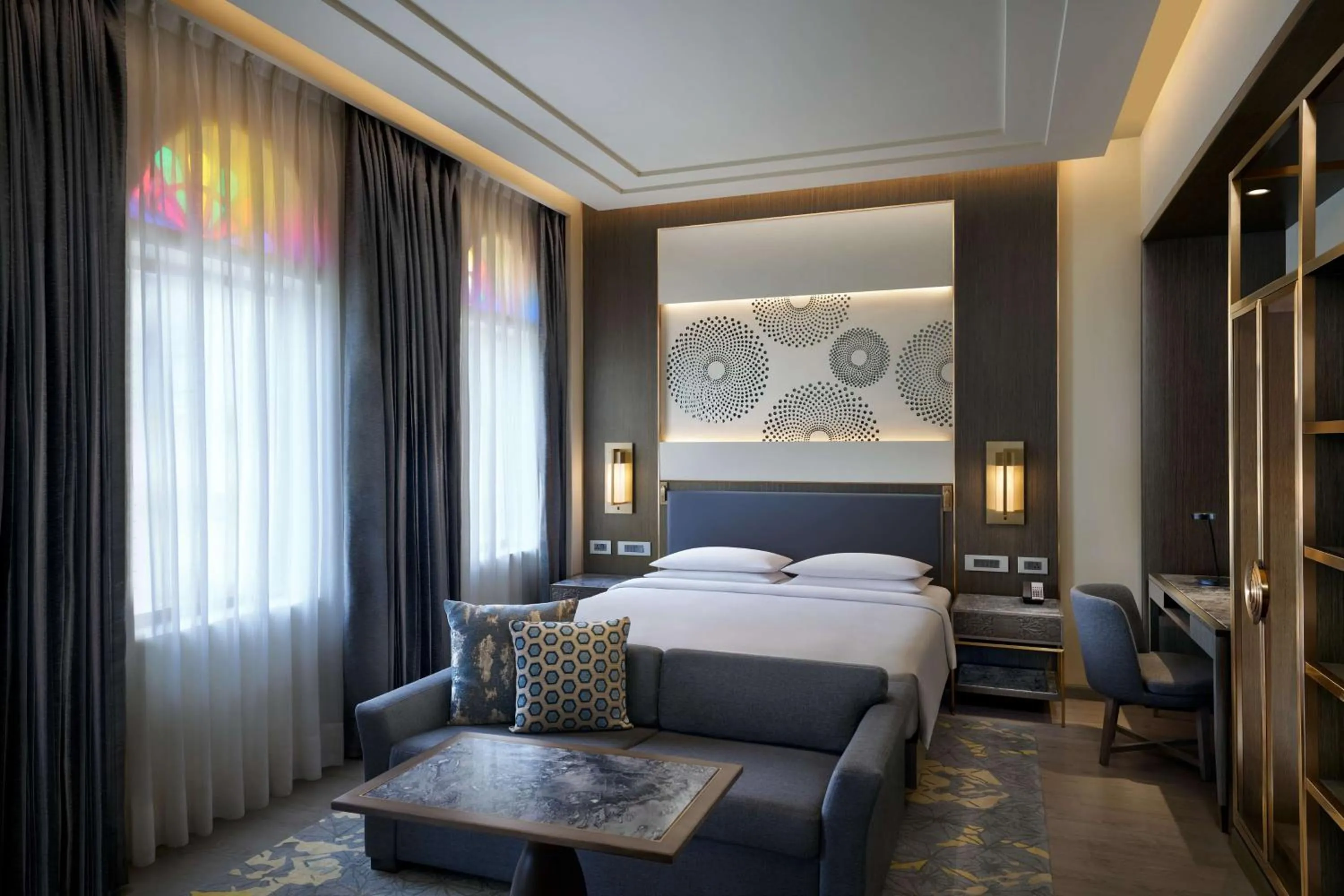 Bedroom, Bed in Hyatt Regency Jaipur Mansarovar