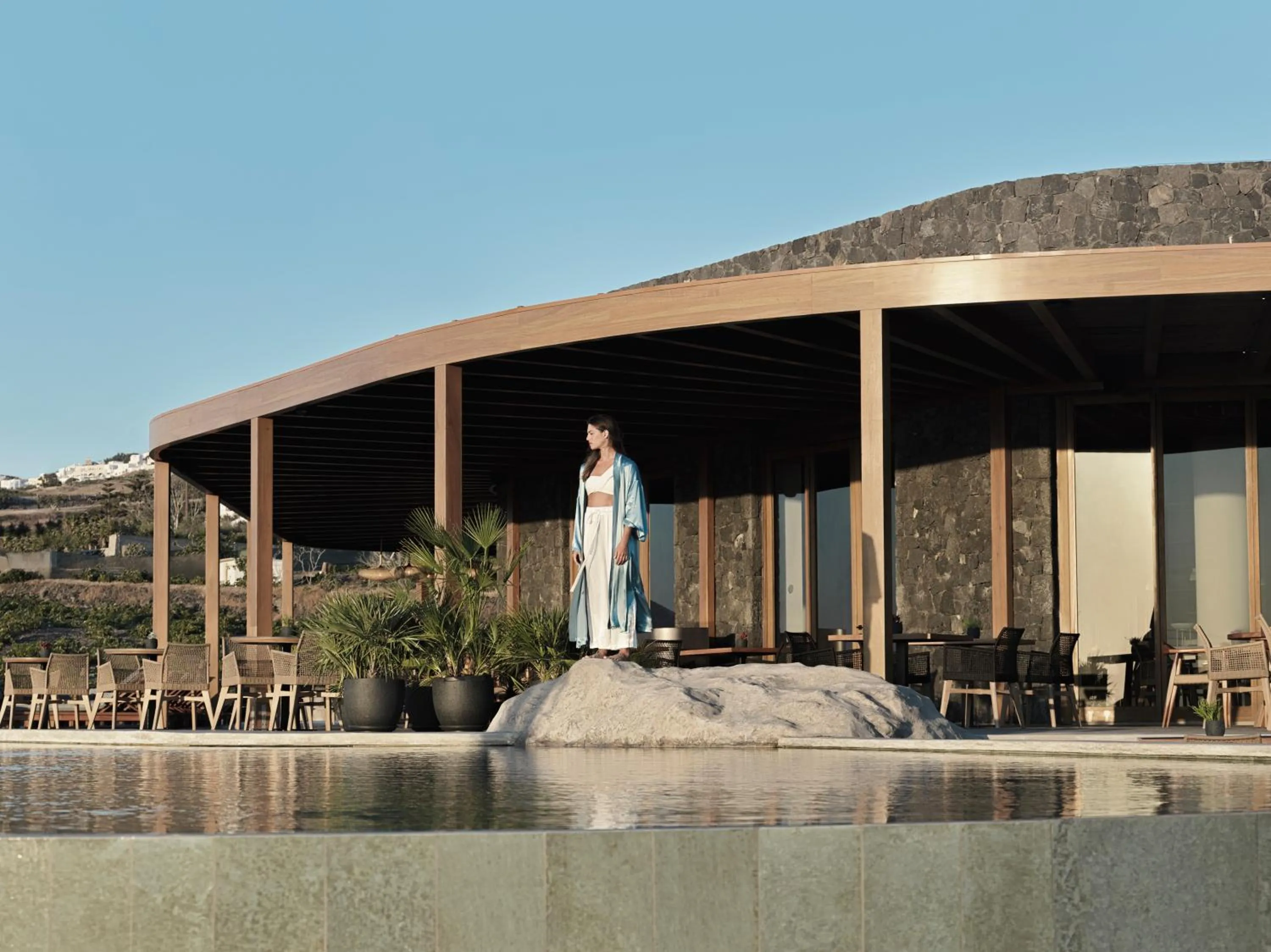 People in Magma Resort Santorini, In The Unbound Collection By Hyatt