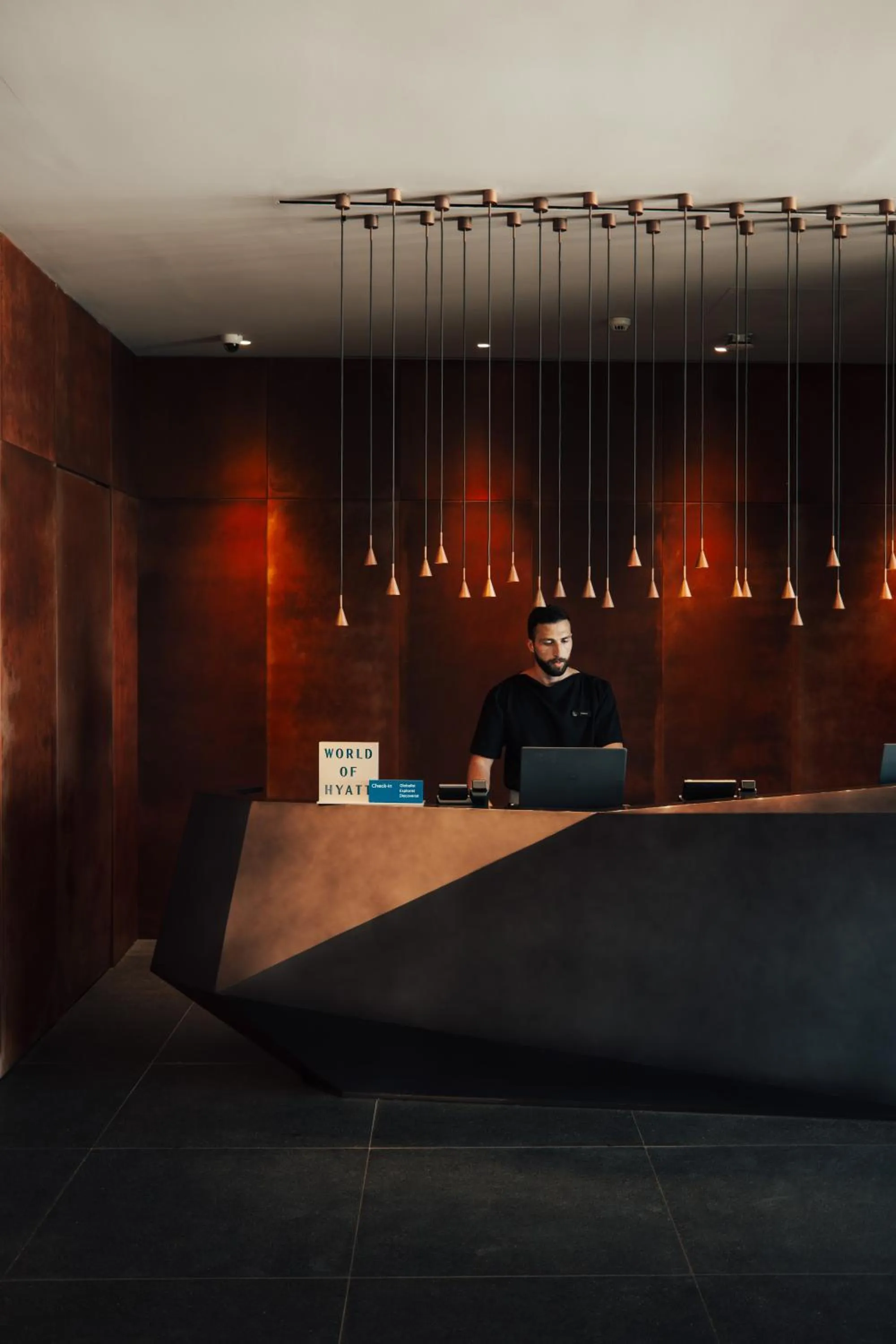 Lobby or reception in Magma Resort Santorini, In The Unbound Collection By Hyatt