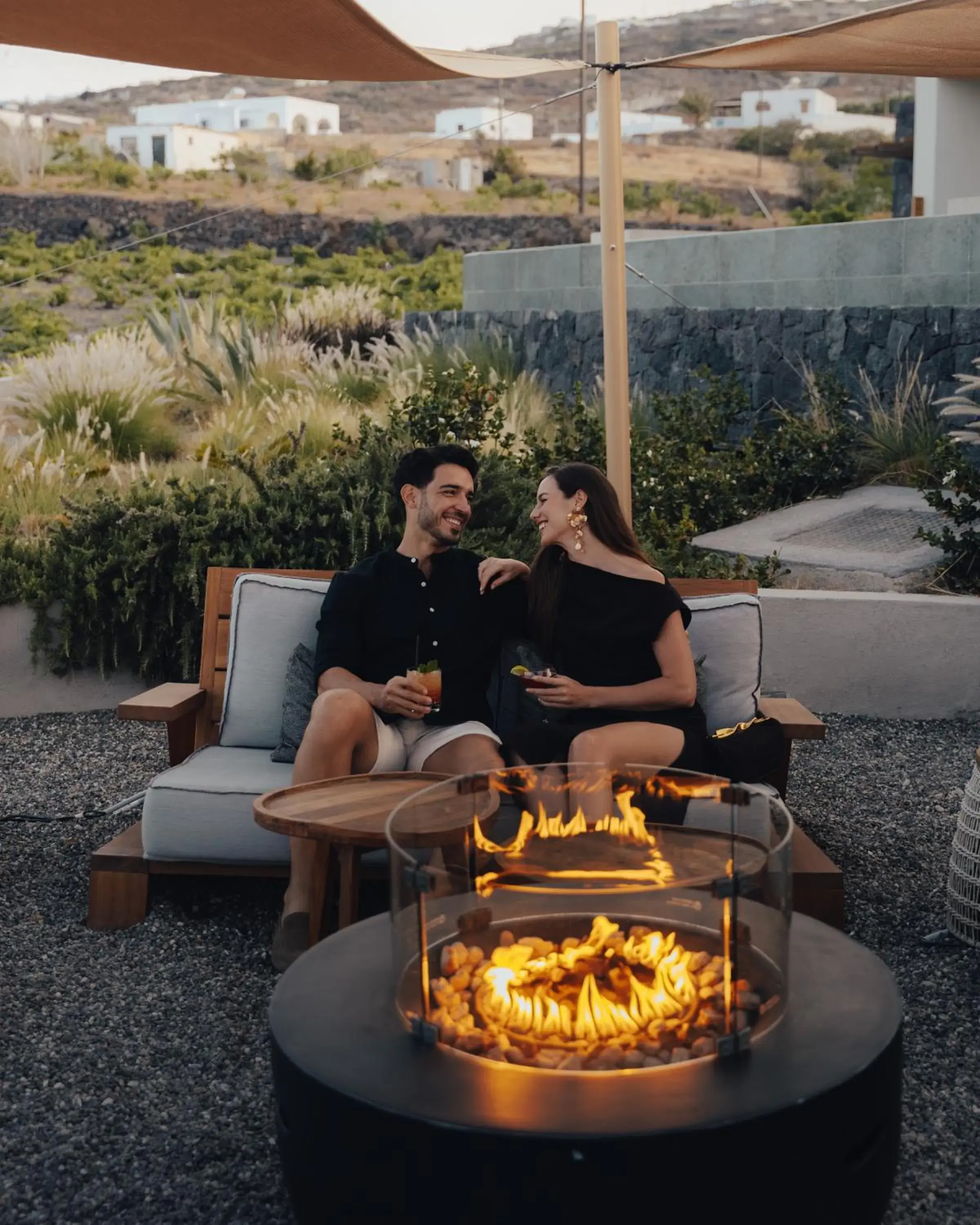 Lounge or bar in Magma Resort Santorini, In The Unbound Collection By Hyatt Lounge or bar in Magma Resort Santorini, In The Unbound Collection By Hyatt