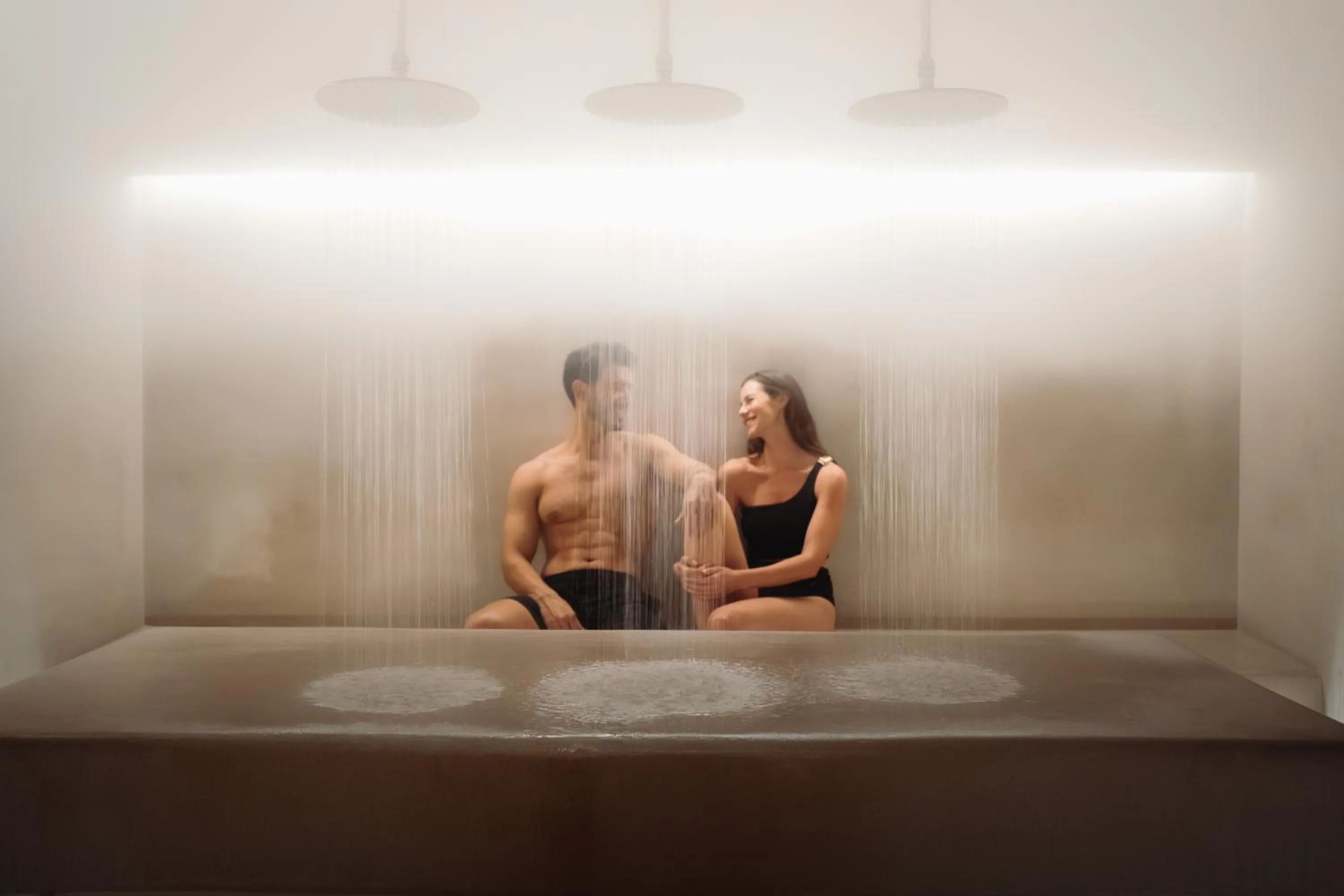 Steam room in Magma Resort Santorini, In The Unbound Collection By Hyatt