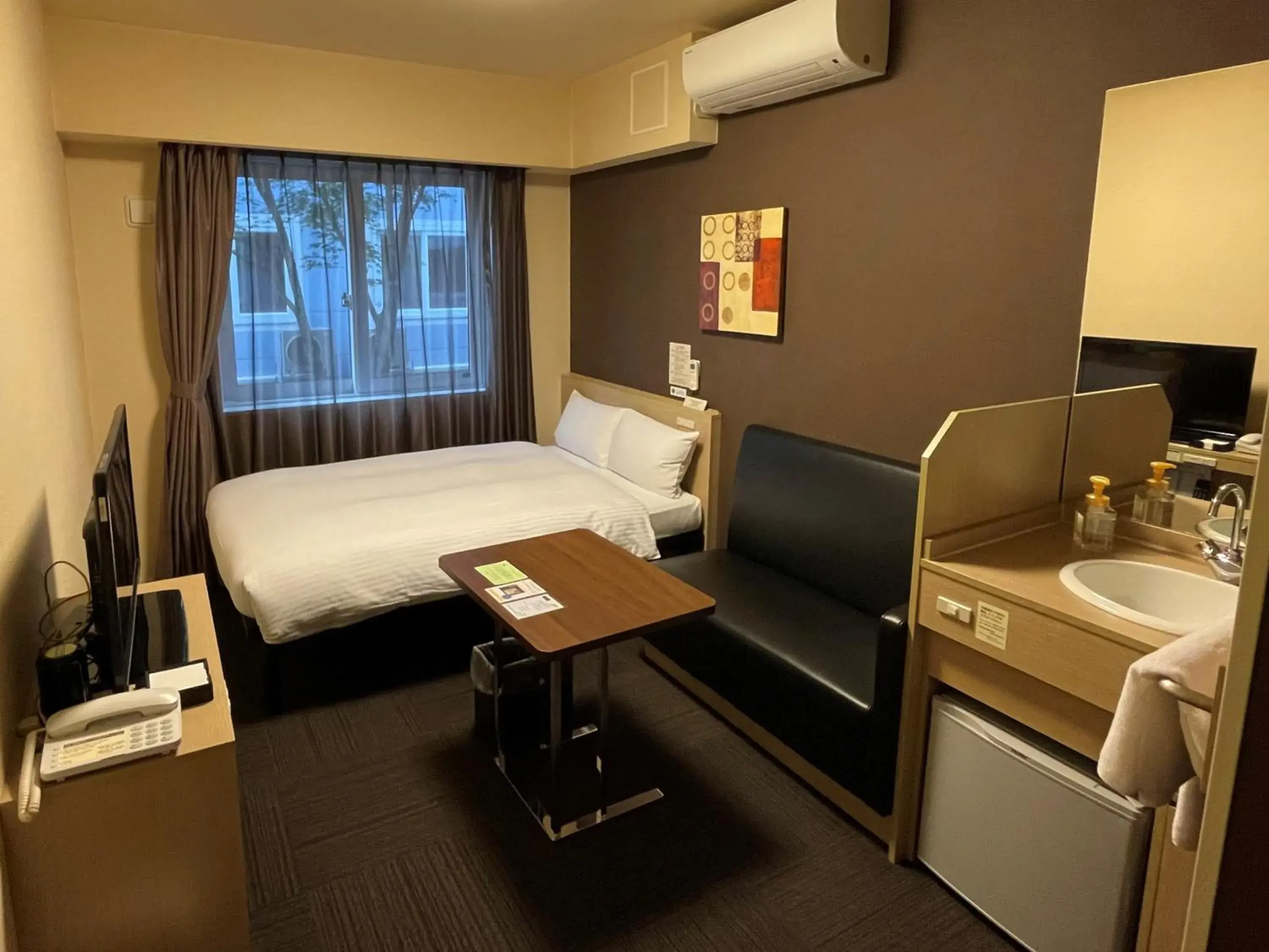 Semi Double Room with Shared Bathroom - Smoking in Hotel Route-Inn Miyako Semi Double Room with Shared Bathroom - Smoking in Hotel Route-Inn Miyako