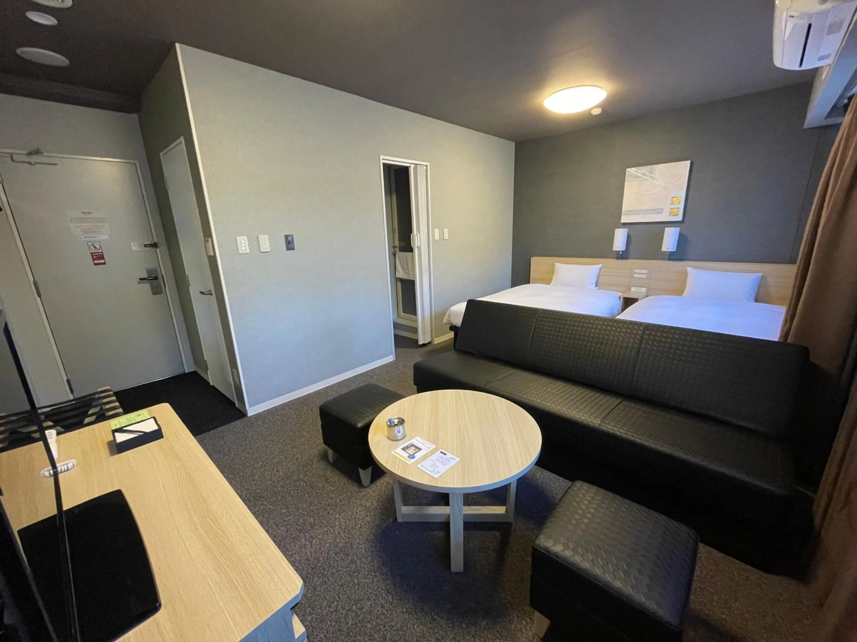 Photo of the whole room, Bed in Hotel Route-Inn Miyako