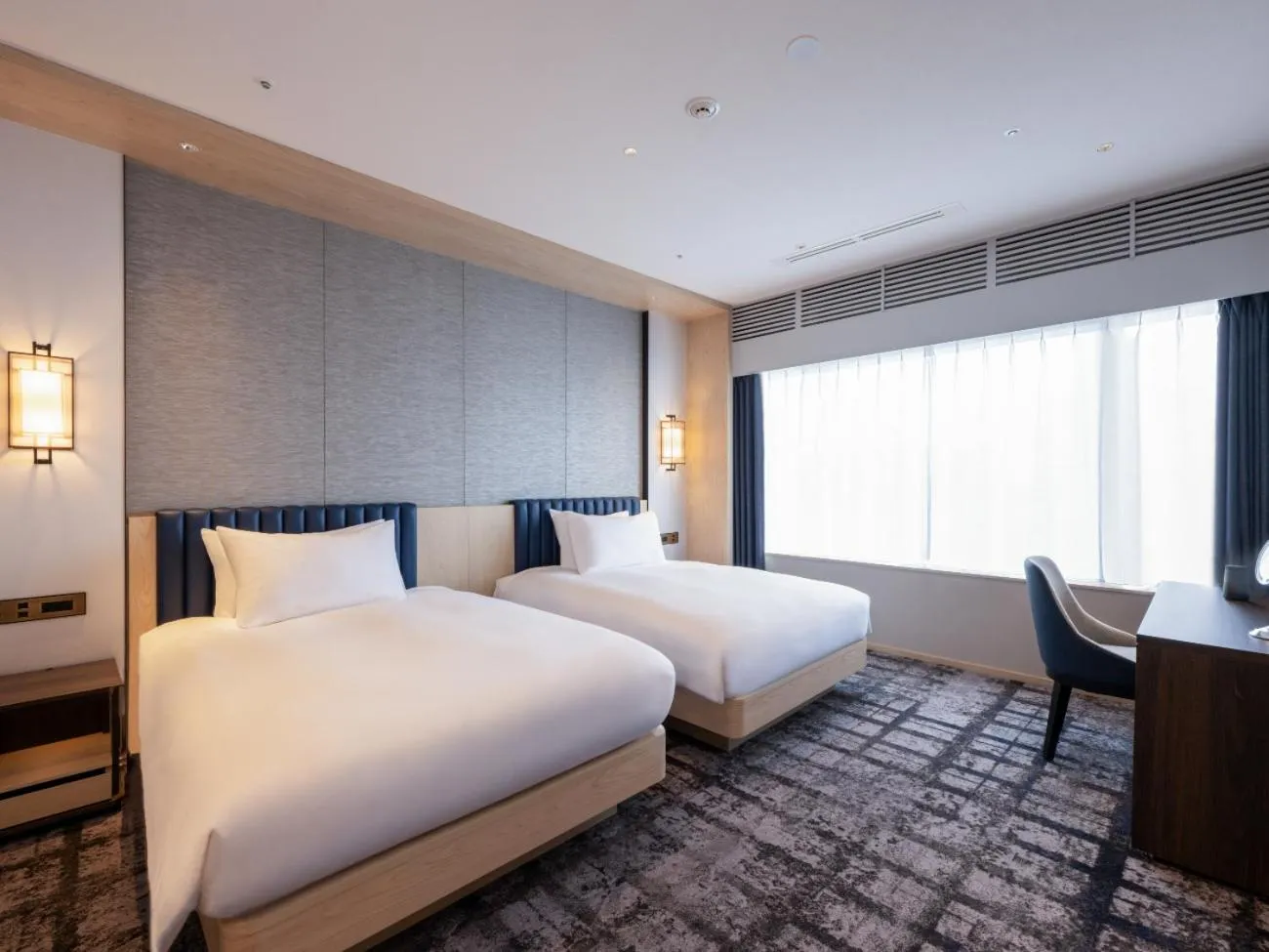 Bed in ANA Crowne Plaza Akita by IHG