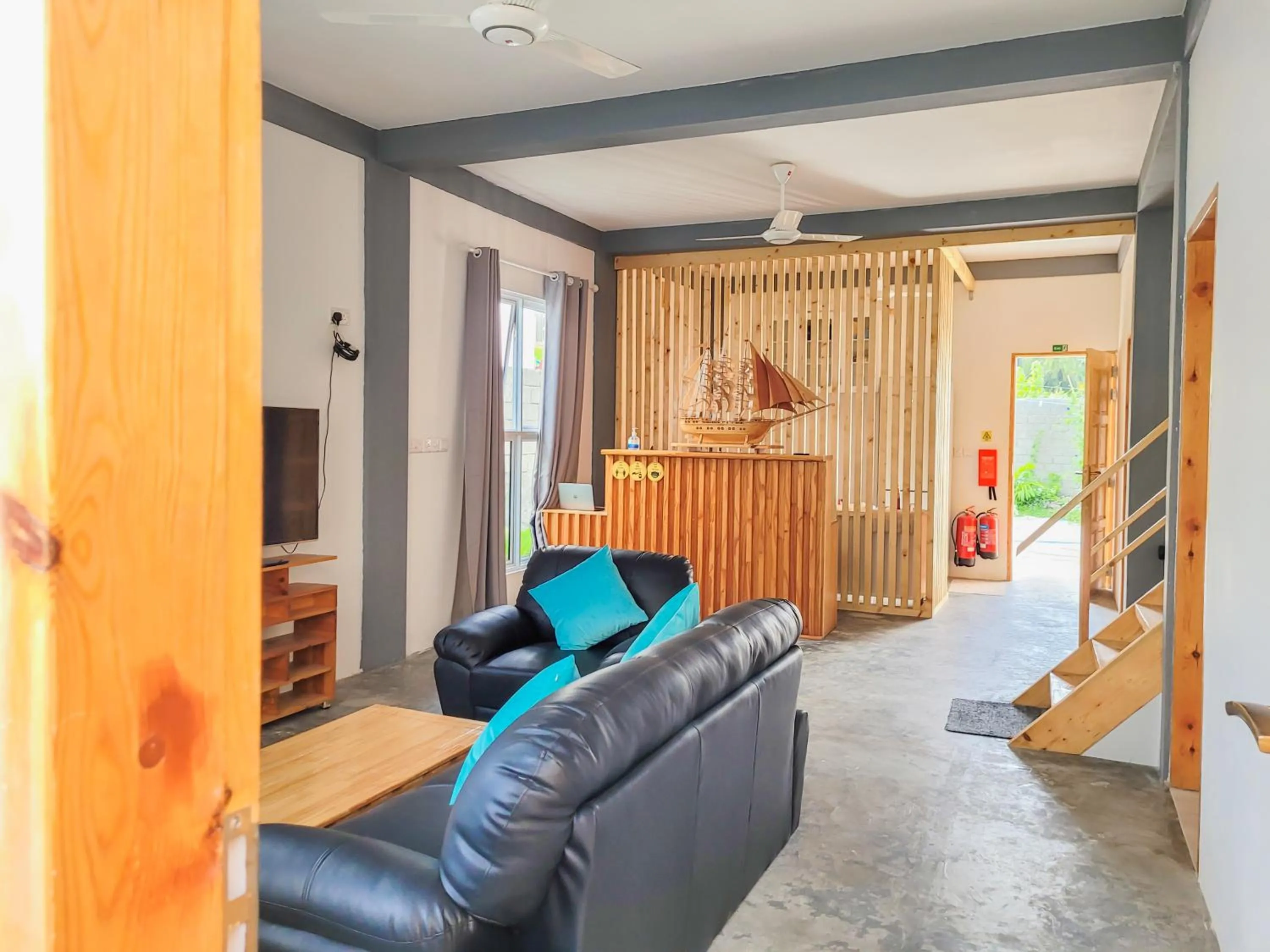 Seating area in Hudhufas Villa