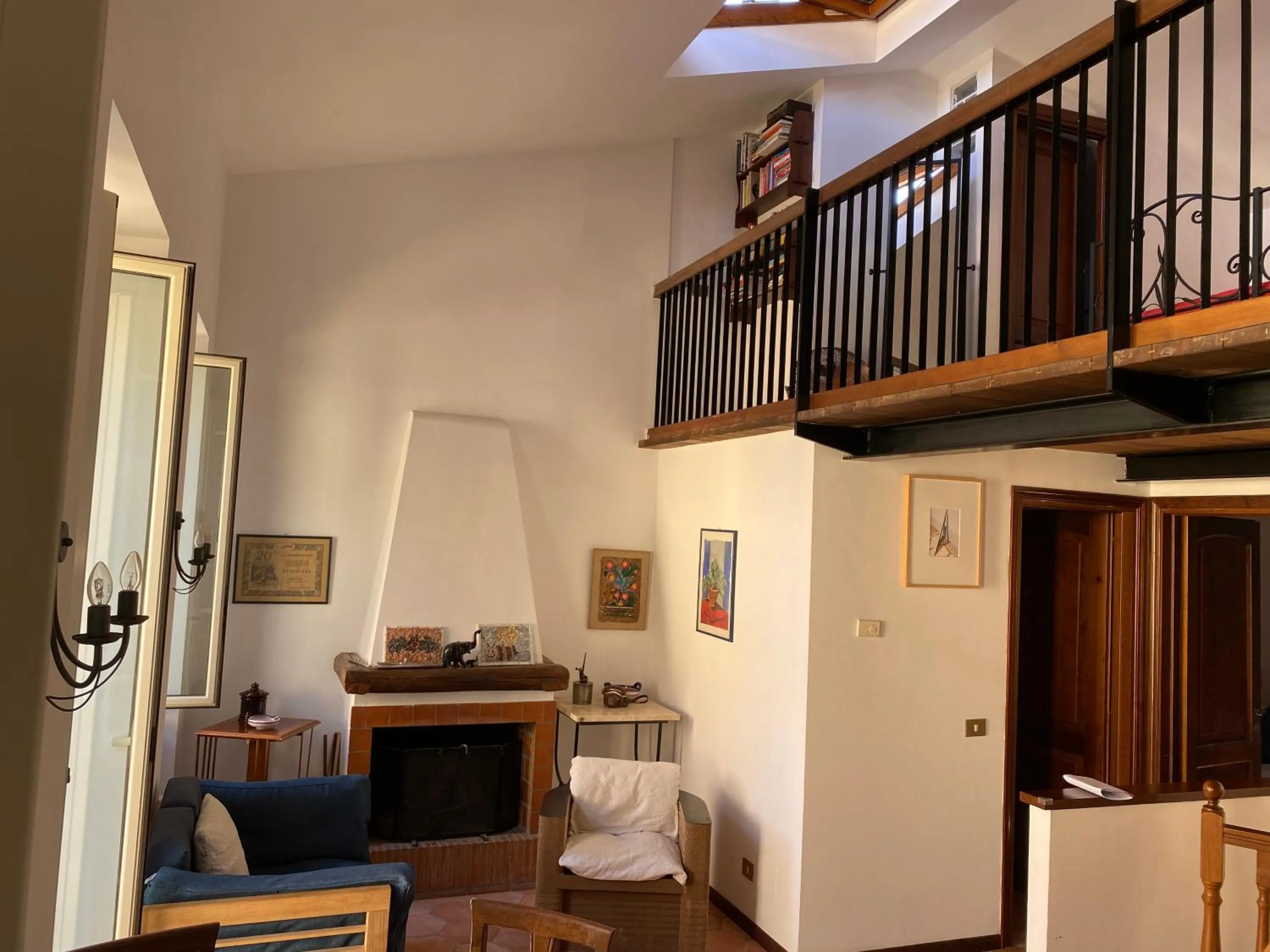 Living room in La luce del borgo