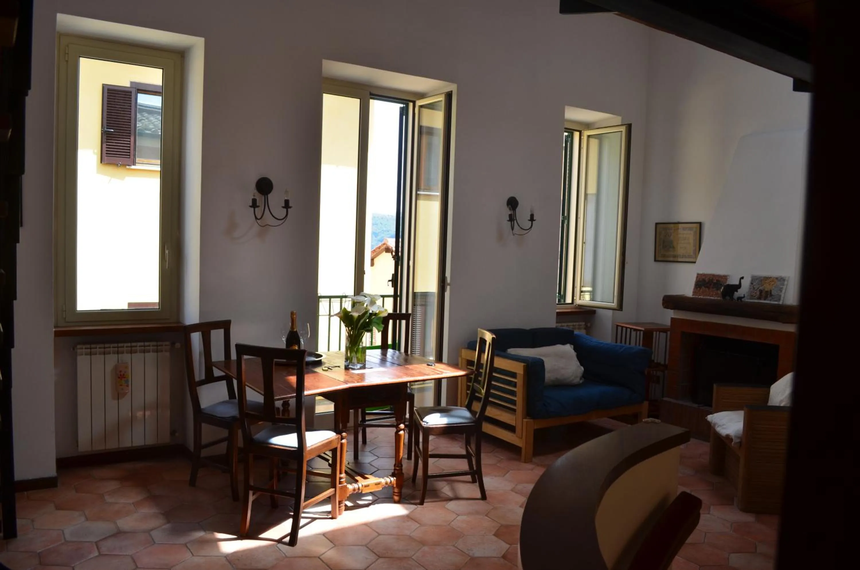 Living room in La luce del borgo