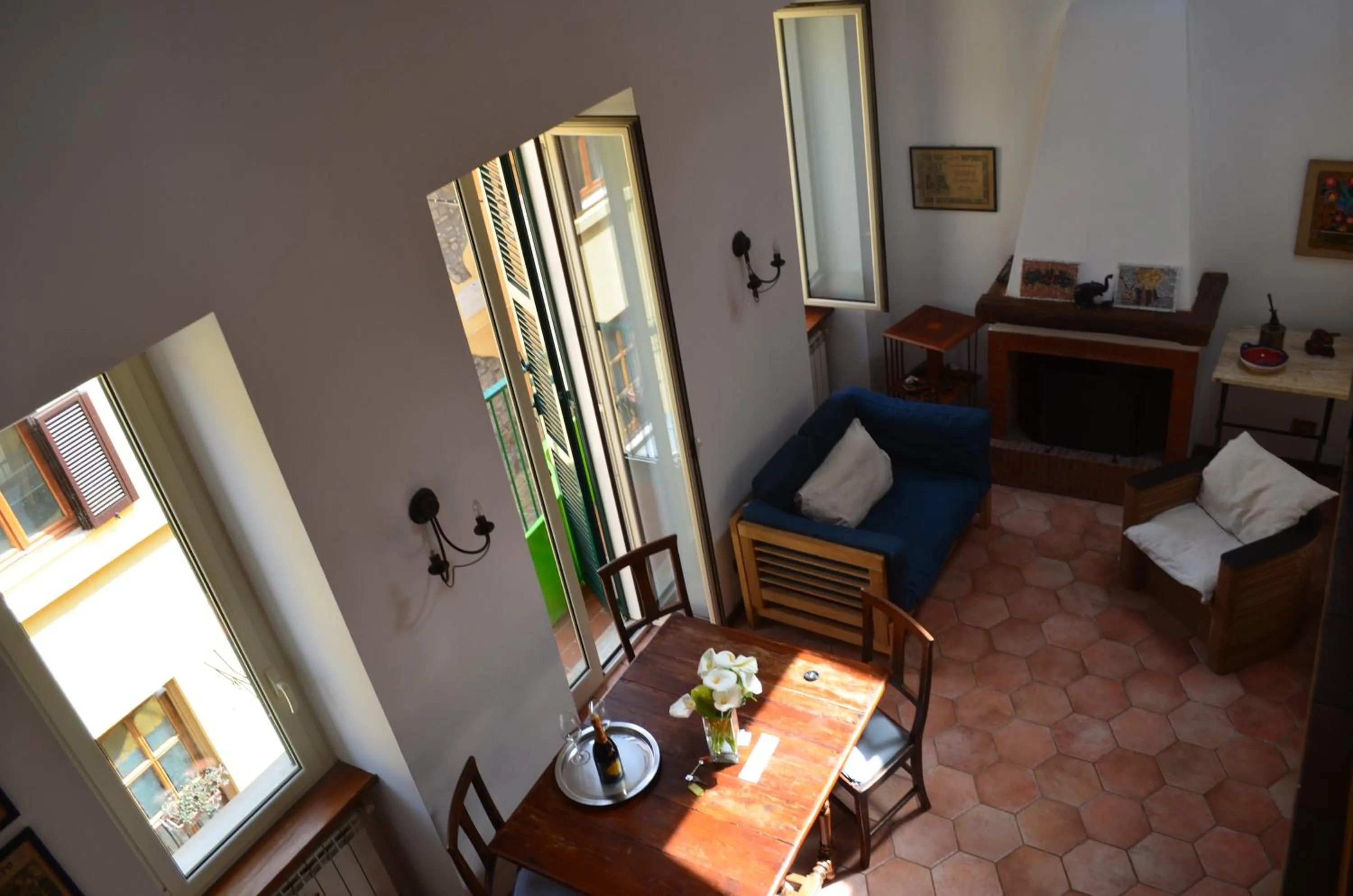 Living room in La luce del borgo