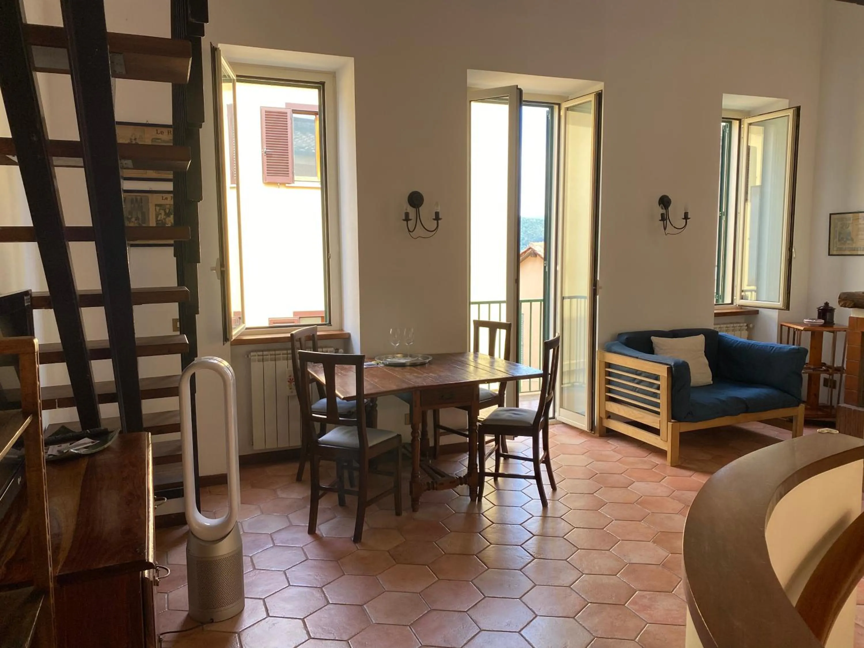 Living room in La luce del borgo