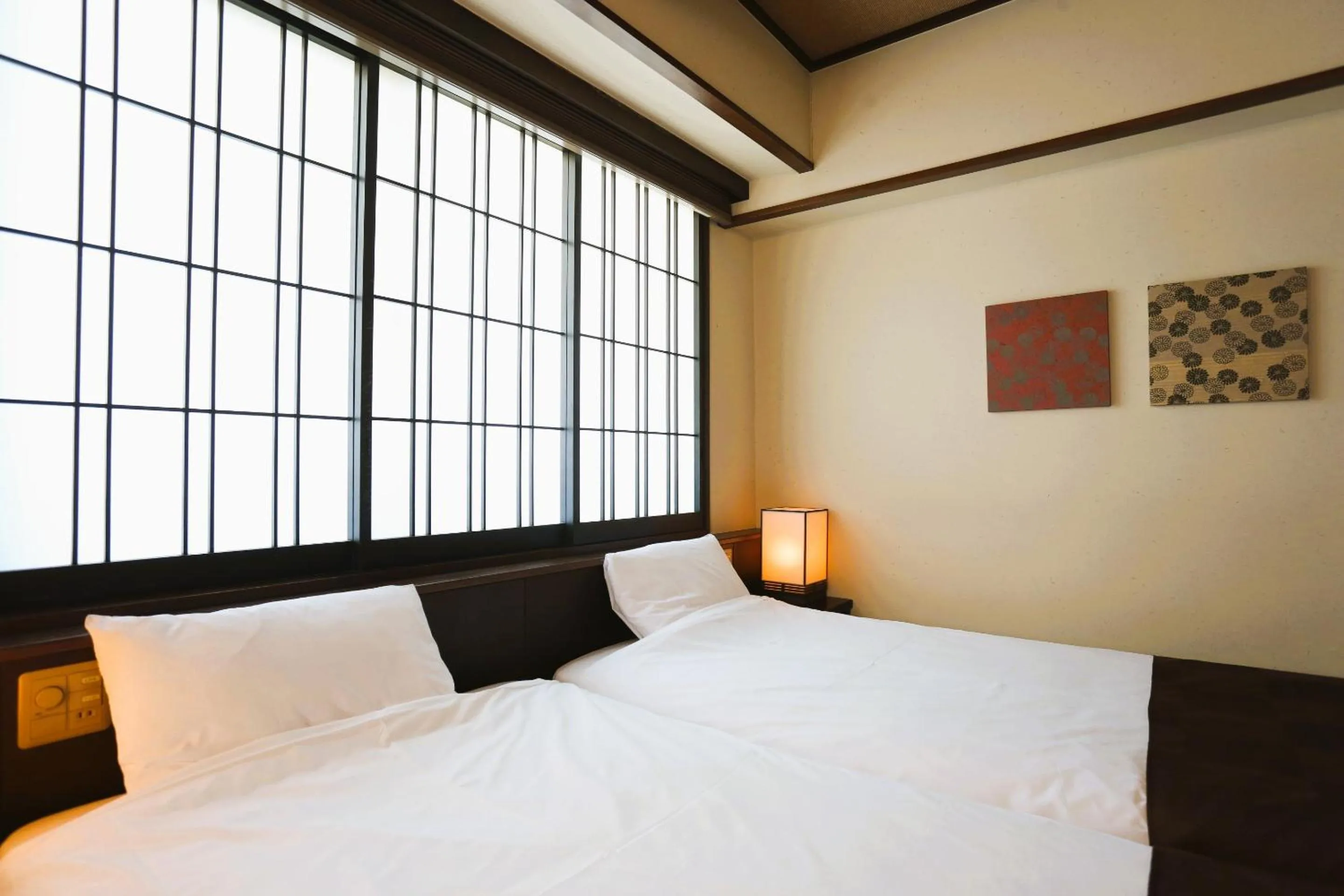 Bed in Kadensho, Arashiyama Onsen, Kyoto - Kyoritsu Resort