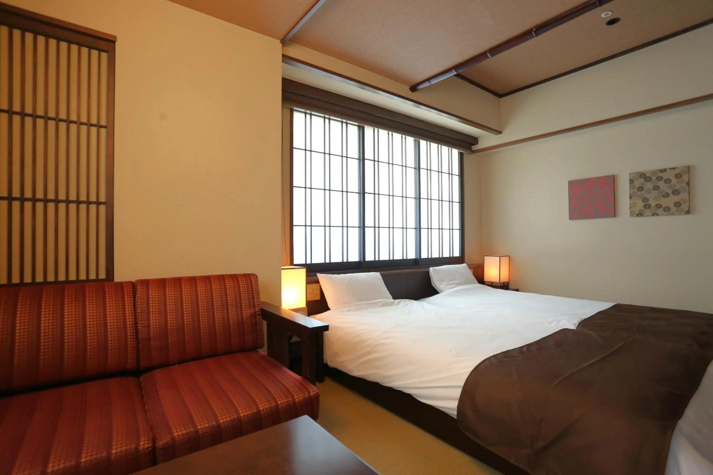 Photo of the whole room, Bed in Kadensho, Arashiyama Onsen, Kyoto - Kyoritsu Resort