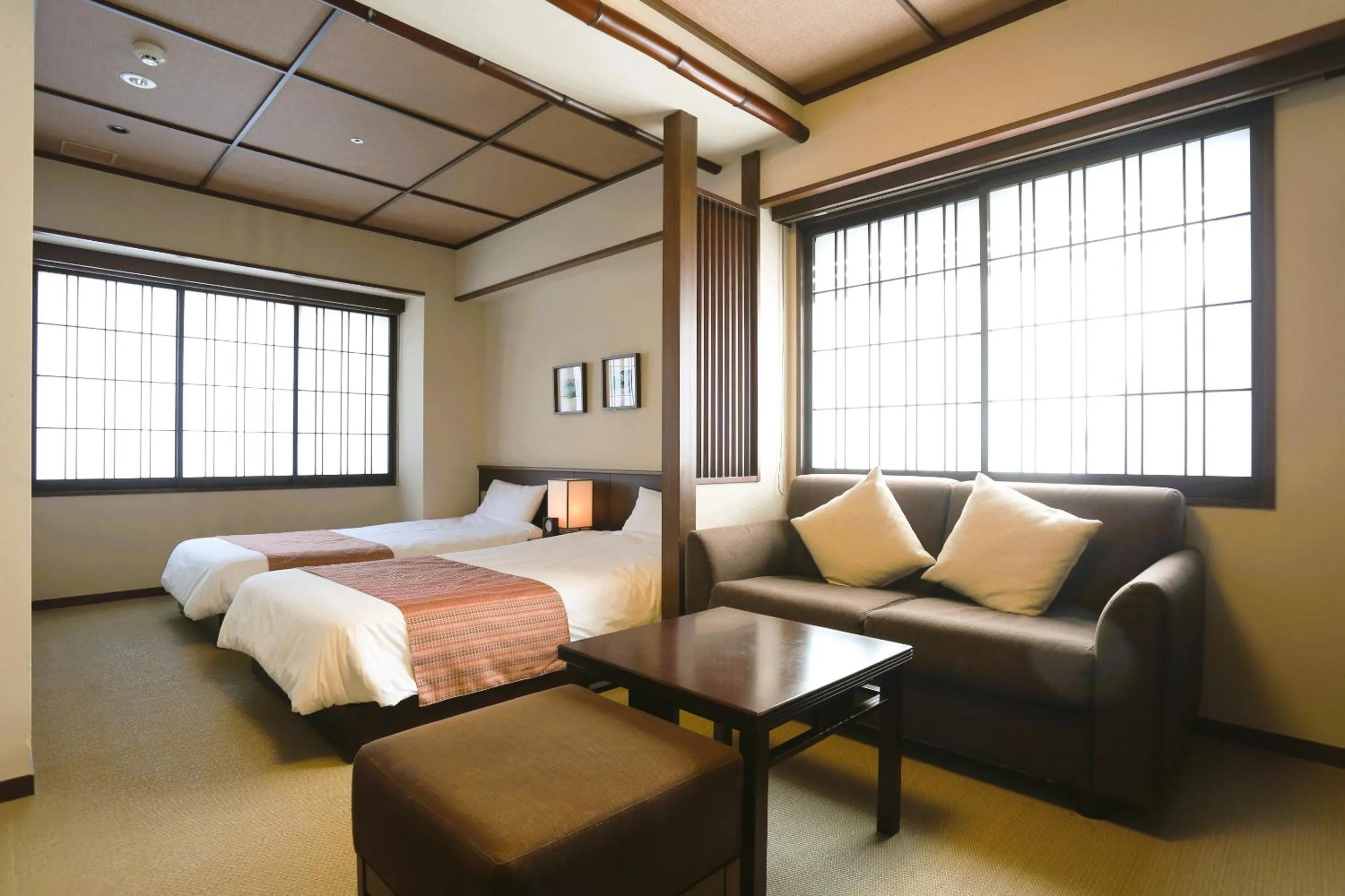Photo of the whole room, Bed in Kadensho, Arashiyama Onsen, Kyoto - Kyoritsu Resort
