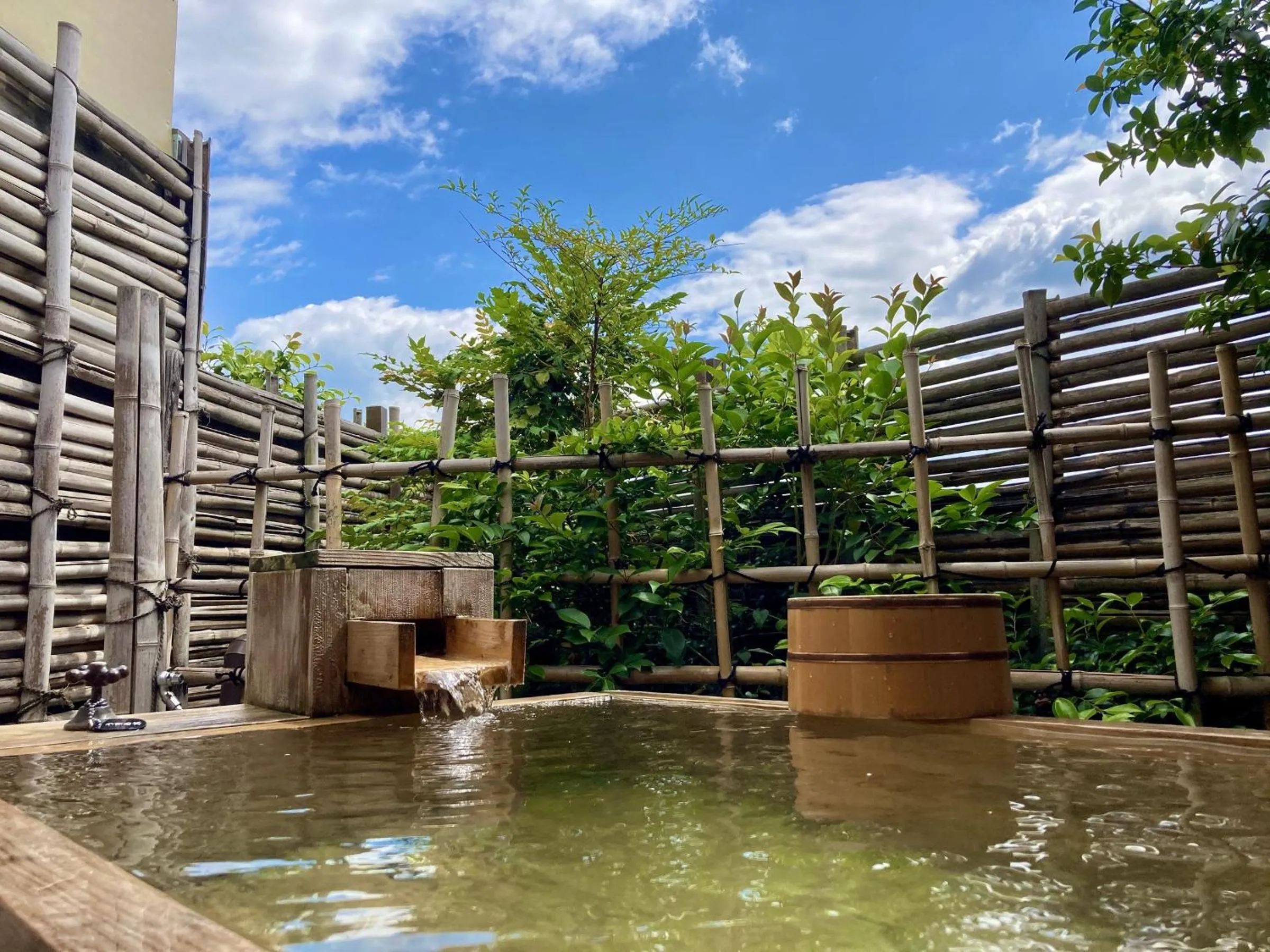 Open Air Bath in Kadensho, Arashiyama Onsen, Kyoto - Kyoritsu Resort