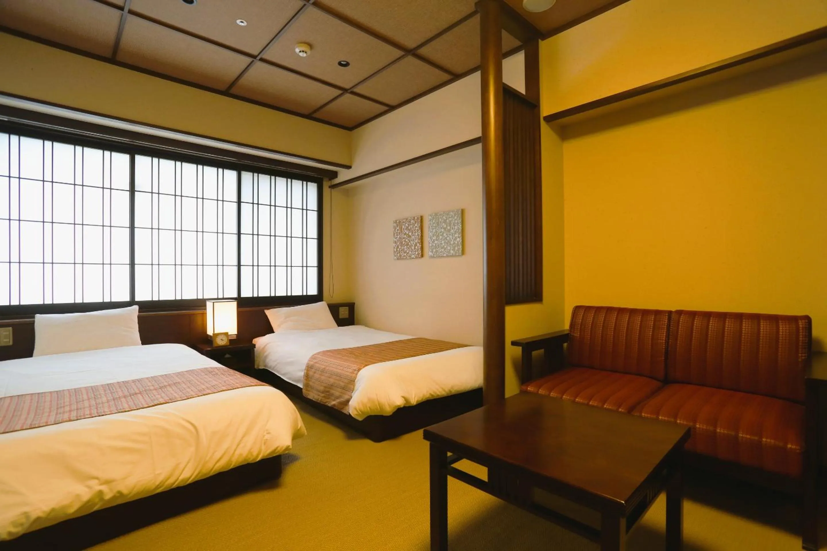 Bed in Kadensho, Arashiyama Onsen, Kyoto - Kyoritsu Resort