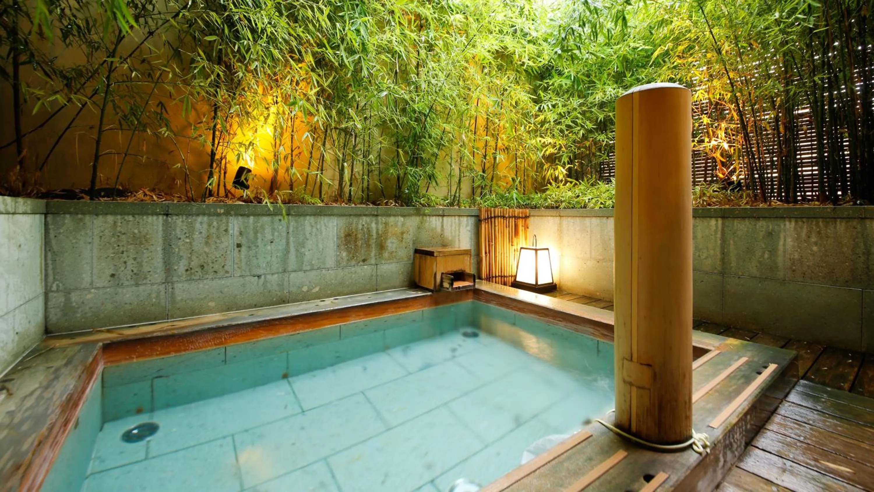 Open Air Bath in Kadensho, Arashiyama Onsen, Kyoto - Kyoritsu Resort