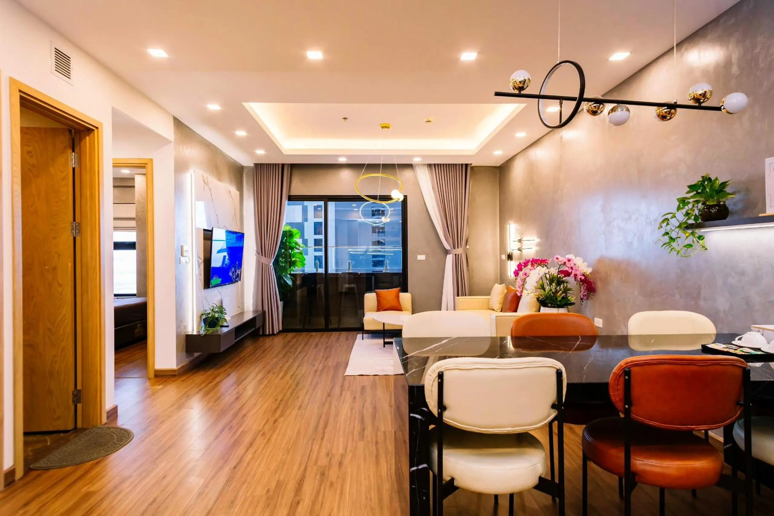 Communal lounge/ TV room in FLC Sea Tower Quy Nhon -Tran Apartment