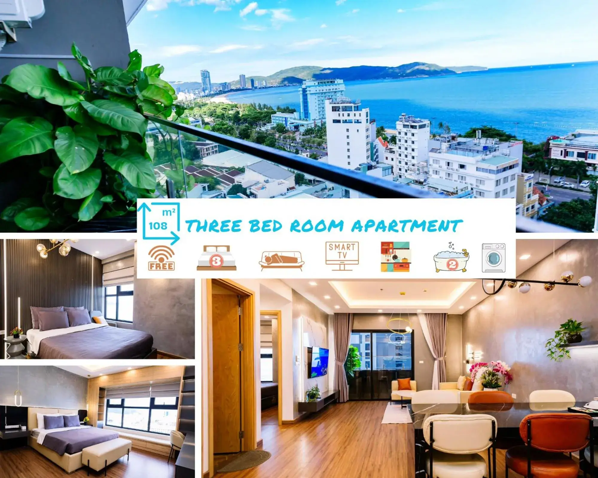 Three-Bedroom Apartment in FLC Sea Tower Quy Nhon -Tran Apartment Three-Bedroom Apartment in FLC Sea Tower Quy Nhon -Tran Apartment