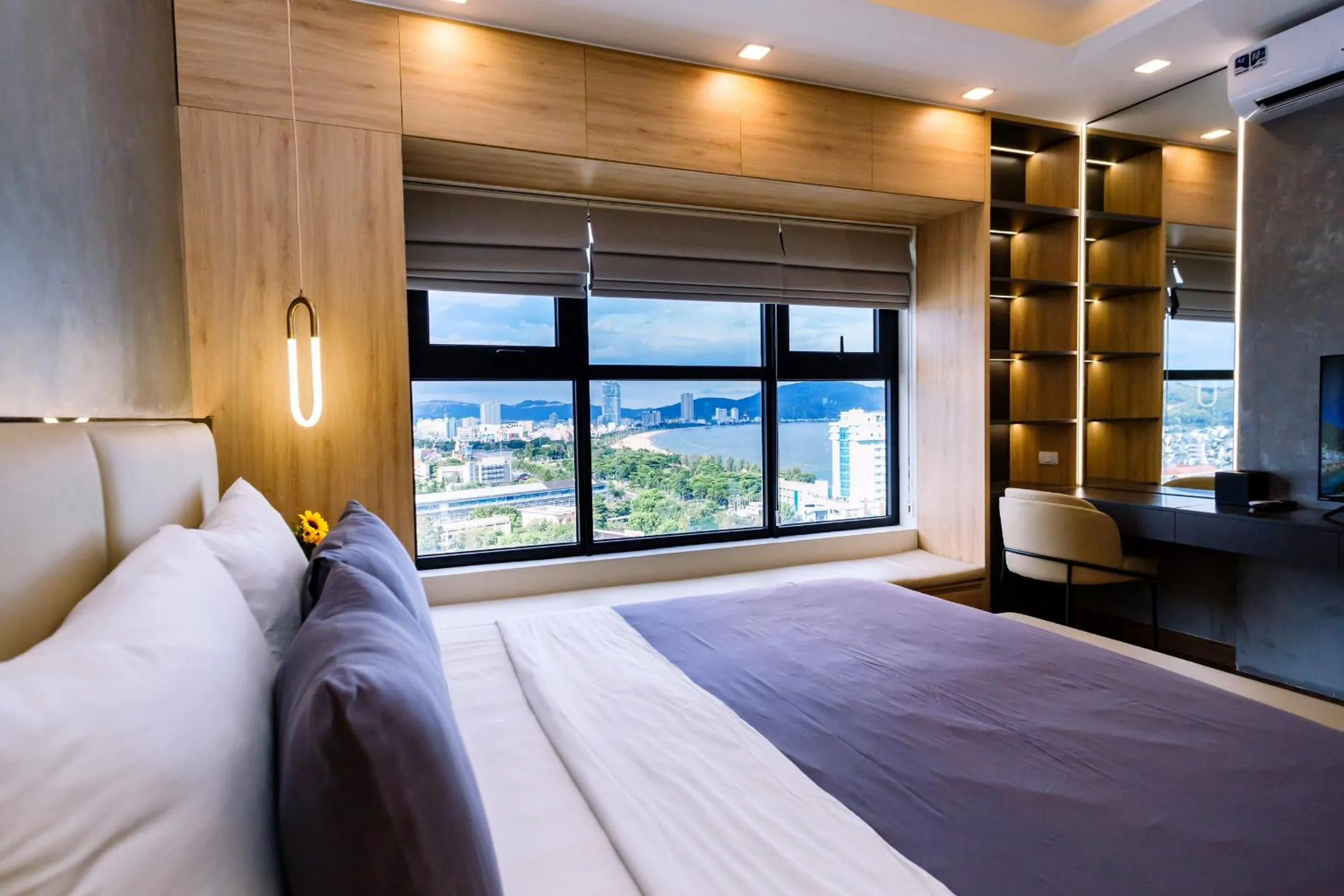 Bed in FLC Sea Tower Quy Nhon -Tran Apartment