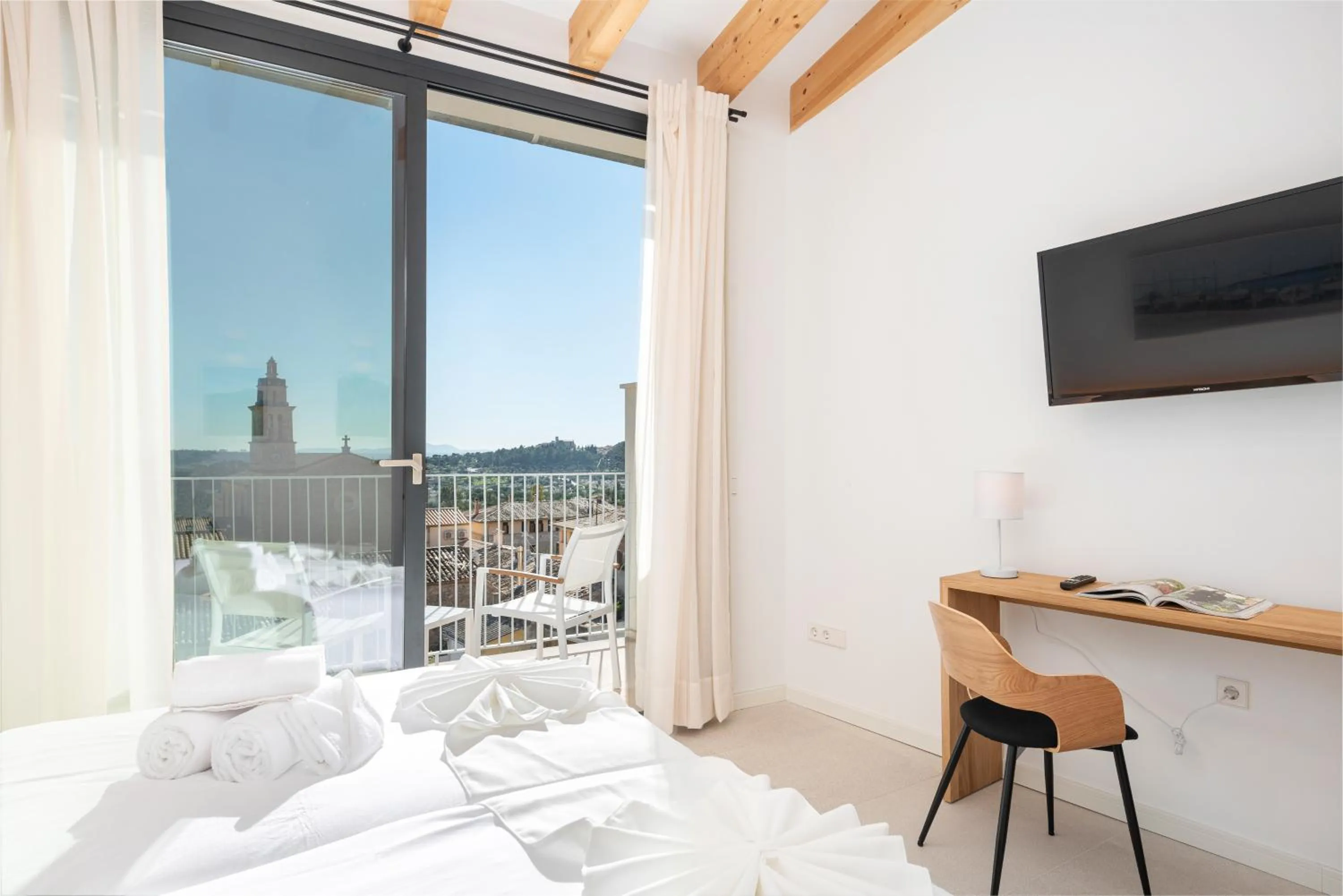 City view, Bed in Placeta Vella Turismo de Interior