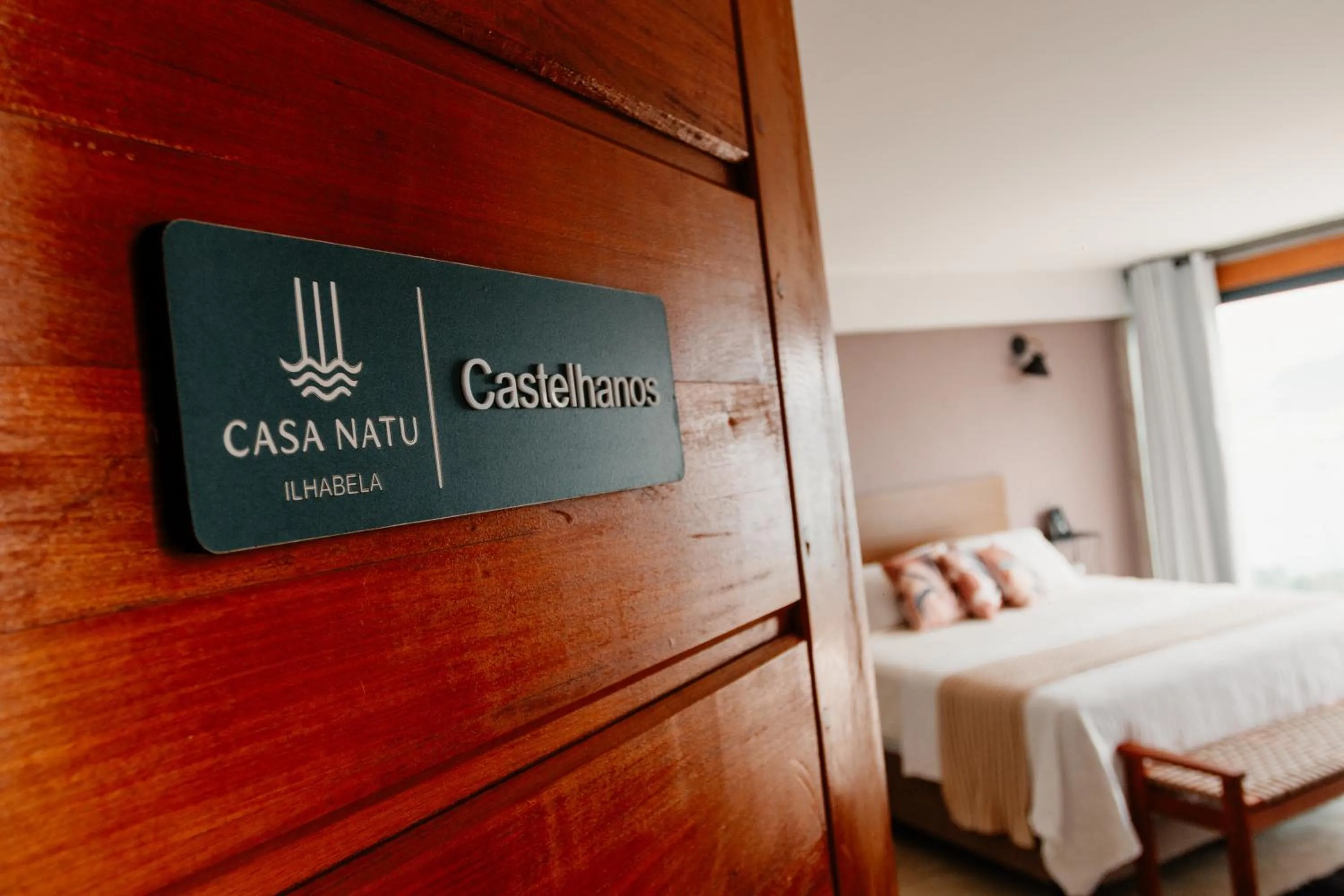 Property logo or sign, Bed in Casa Natu Ilhabela Mirante