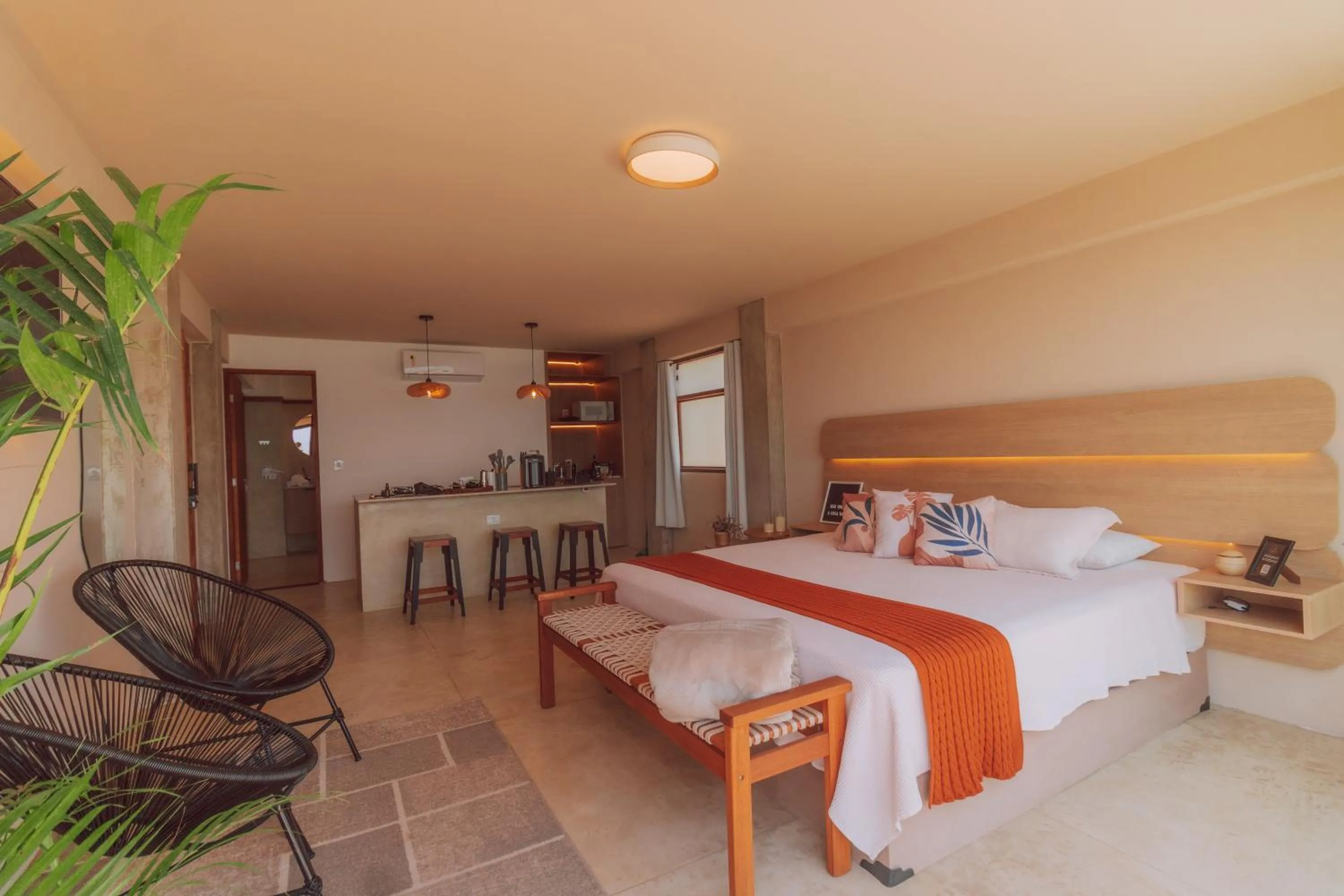 Bedroom, Bed in Casa Natu Ilhabela Mirante