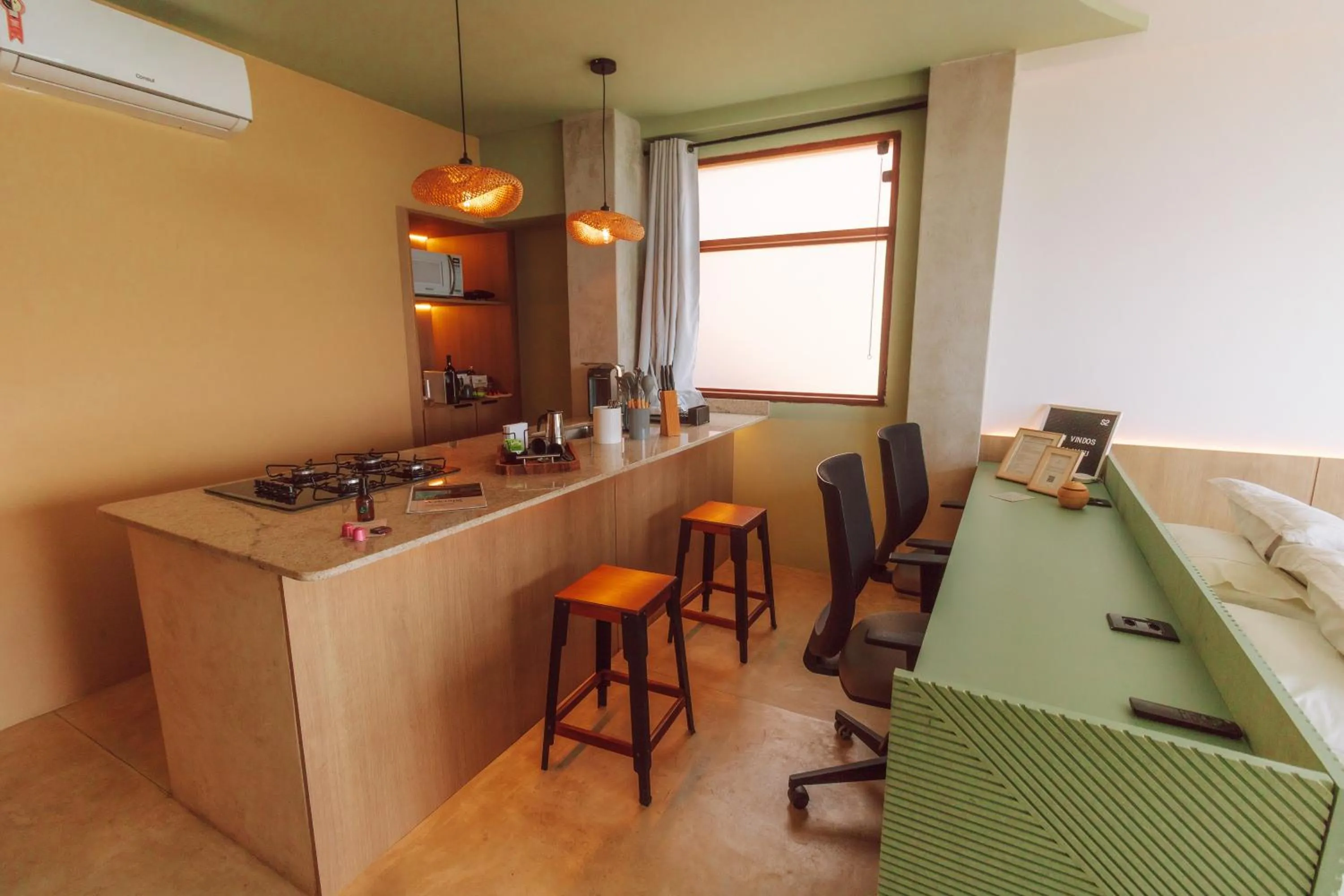 Kitchen or kitchenette in Casa Natu Ilhabela Mirante