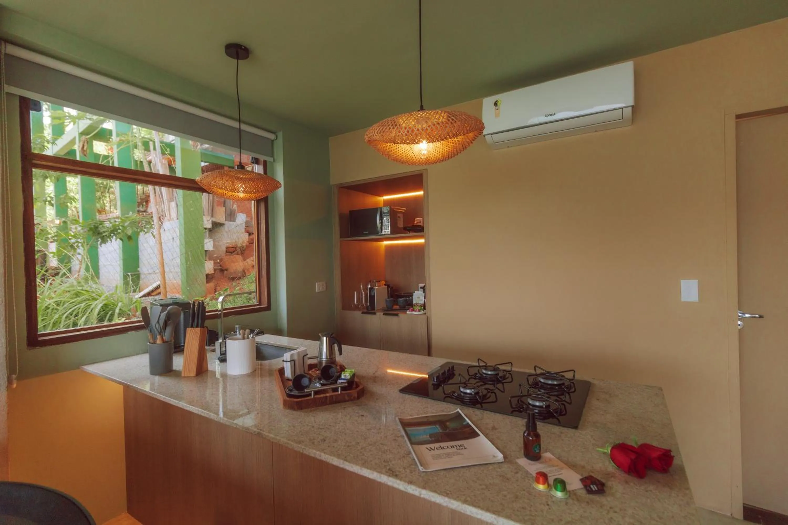 Kitchen or kitchenette in Casa Natu Ilhabela Mirante