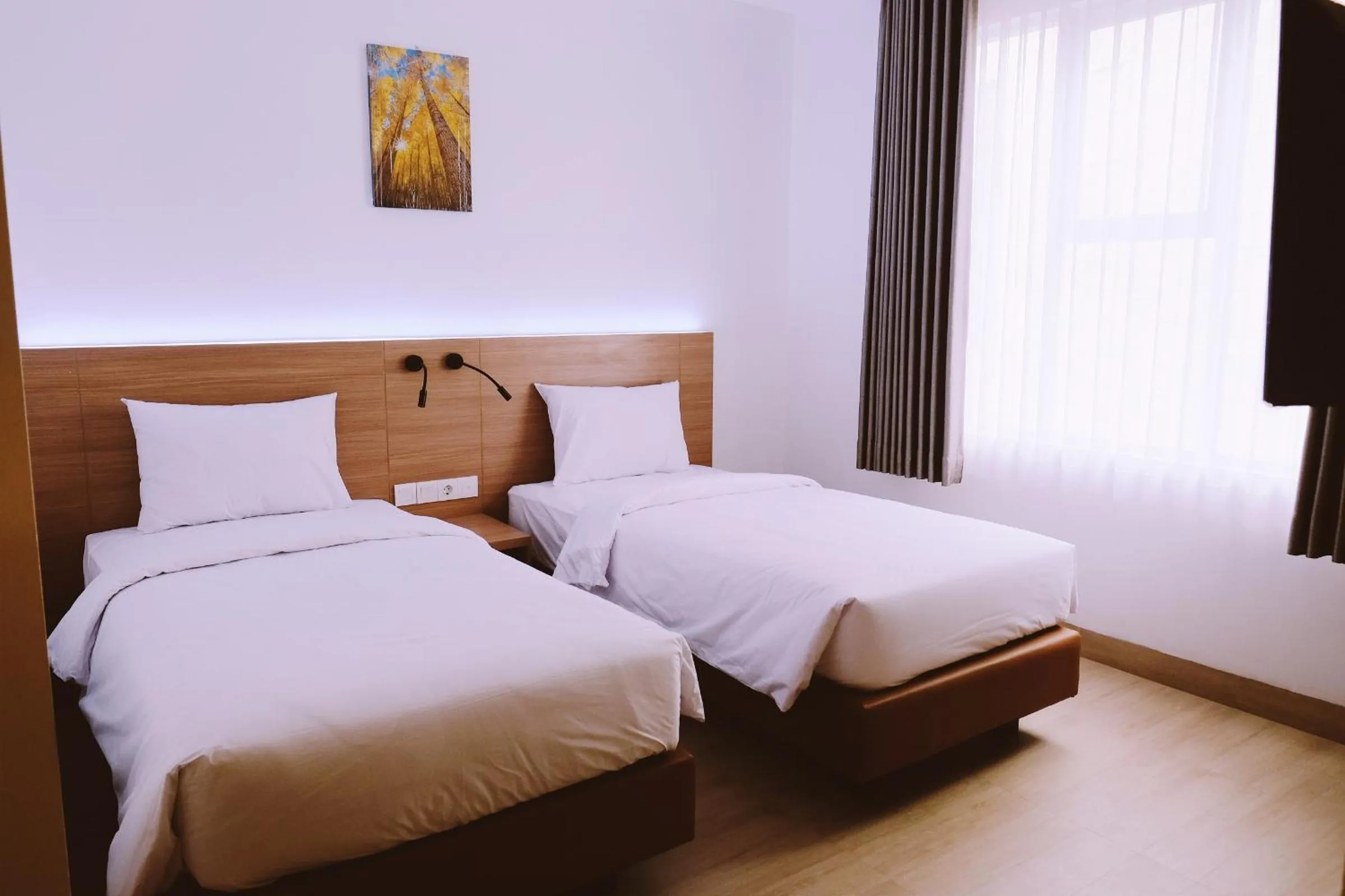 Bedroom, Bed in Grand Thamrin Hotel